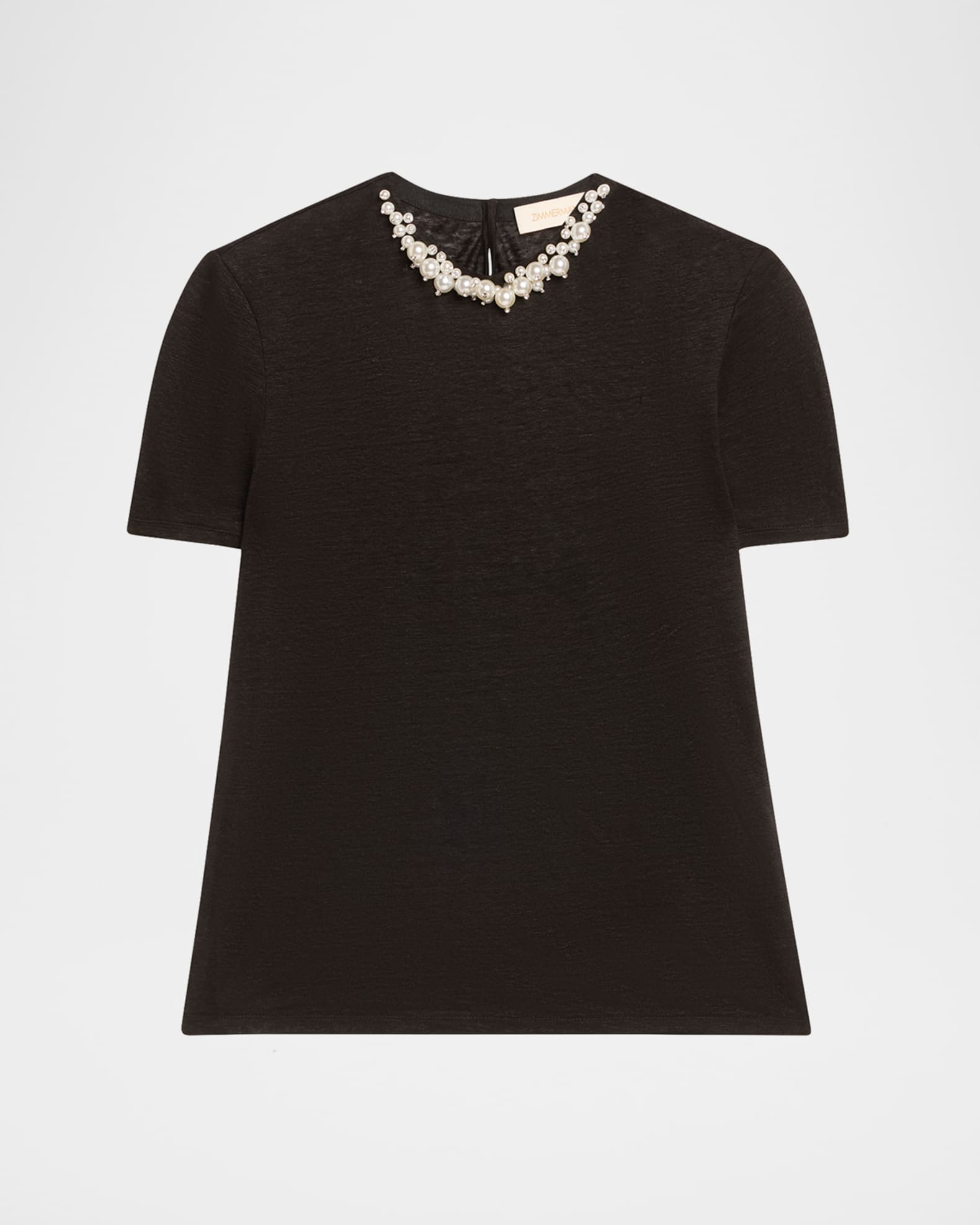 Zimmermann Crush Embellished Tee | Neiman Marcus