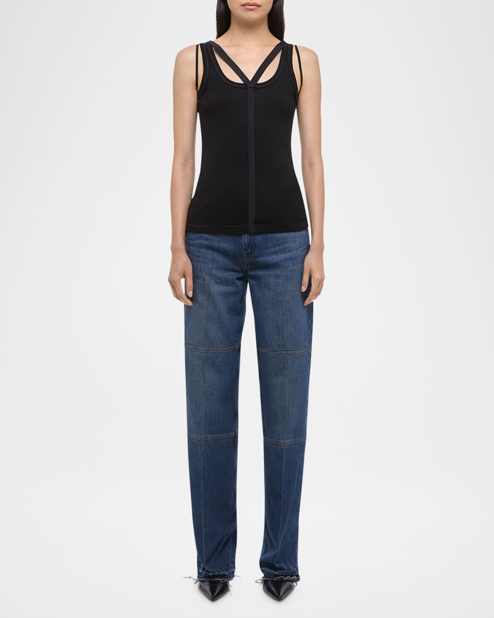 Strappy Racerback Tank Top 1
