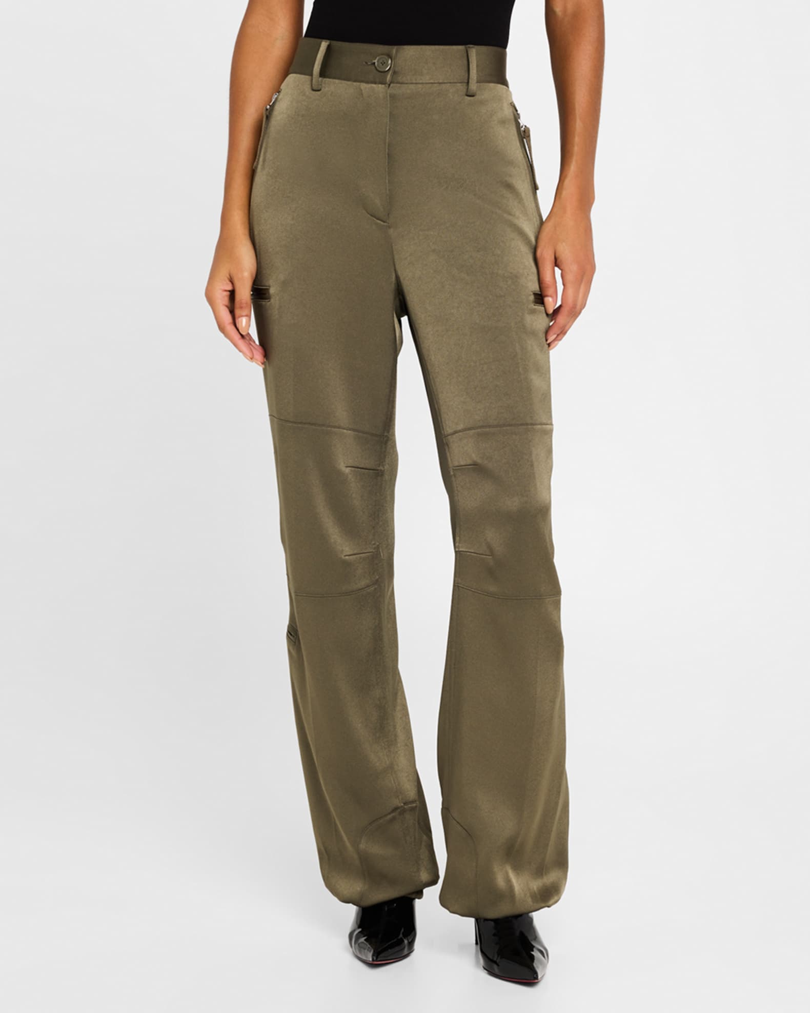 Fluid-Satin Flight Pants 1
