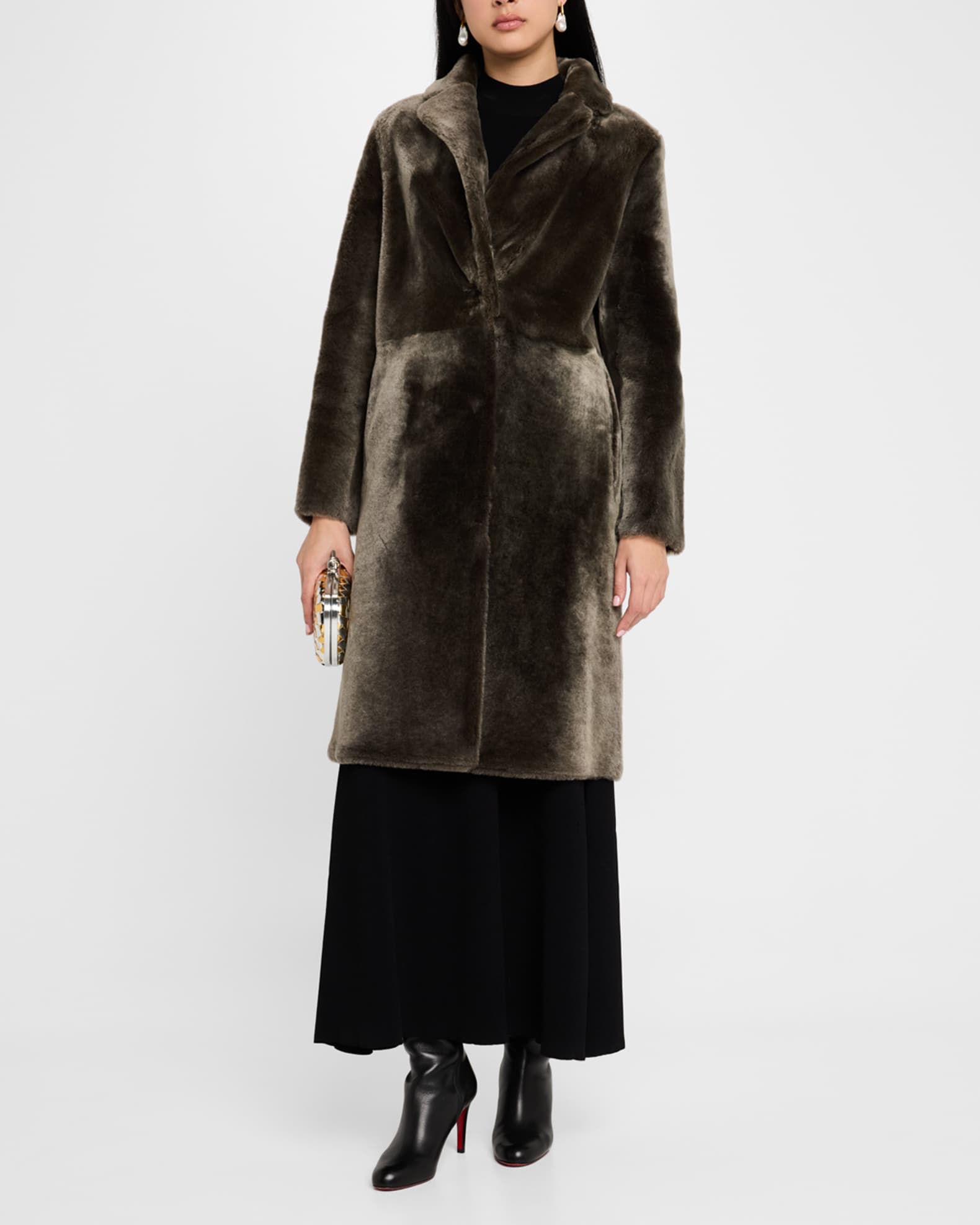 Reversible Shearling Coat 1