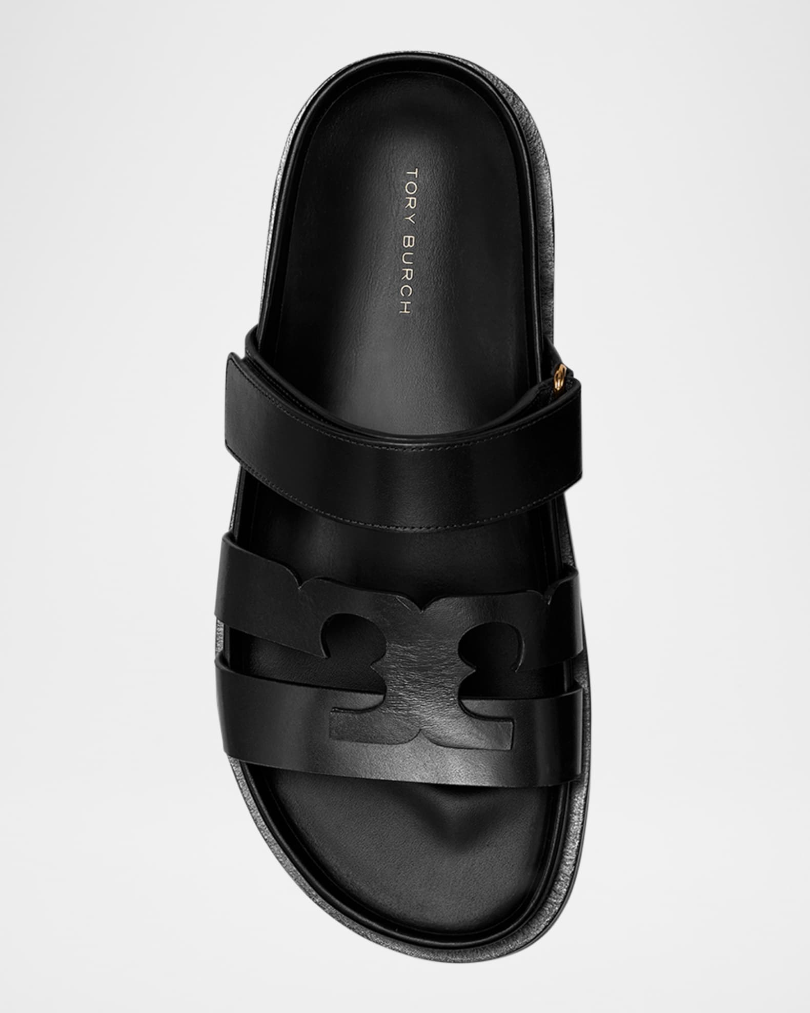 Tory Burch Ines Leather Triple Band Sport Mule Sandals Neiman Marcus