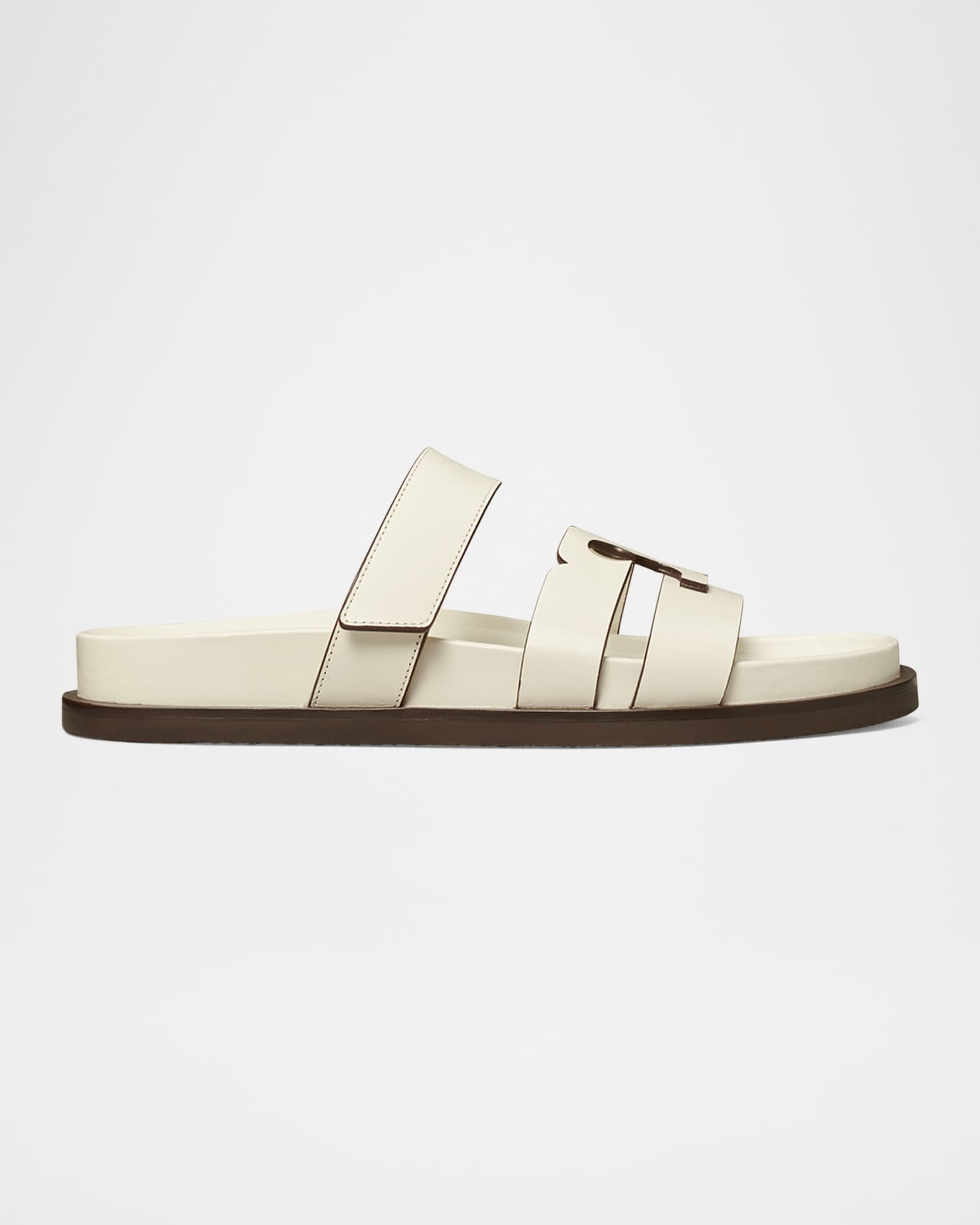 Ines Leather Triple-Band Sport Mule Sandals 0