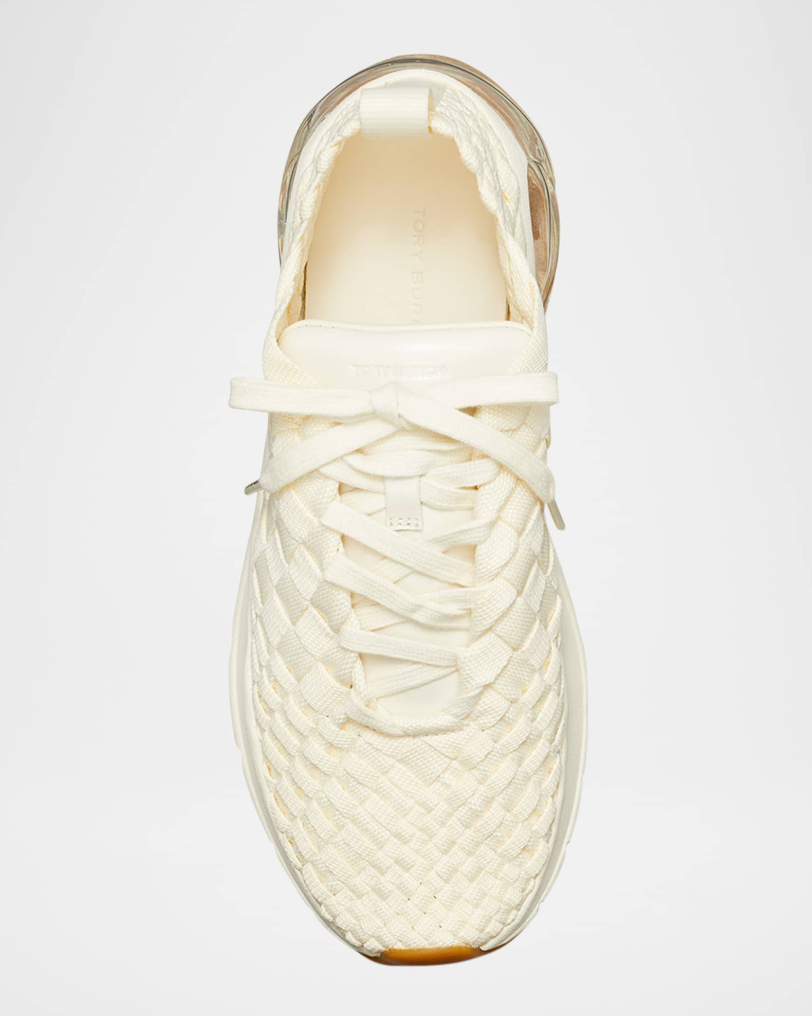 【送料&関税込】Tory Burch Blush Woven Fabric Trainer Sneake Tory Burch Blush Woven Fabric Trainer Sneakers | italist