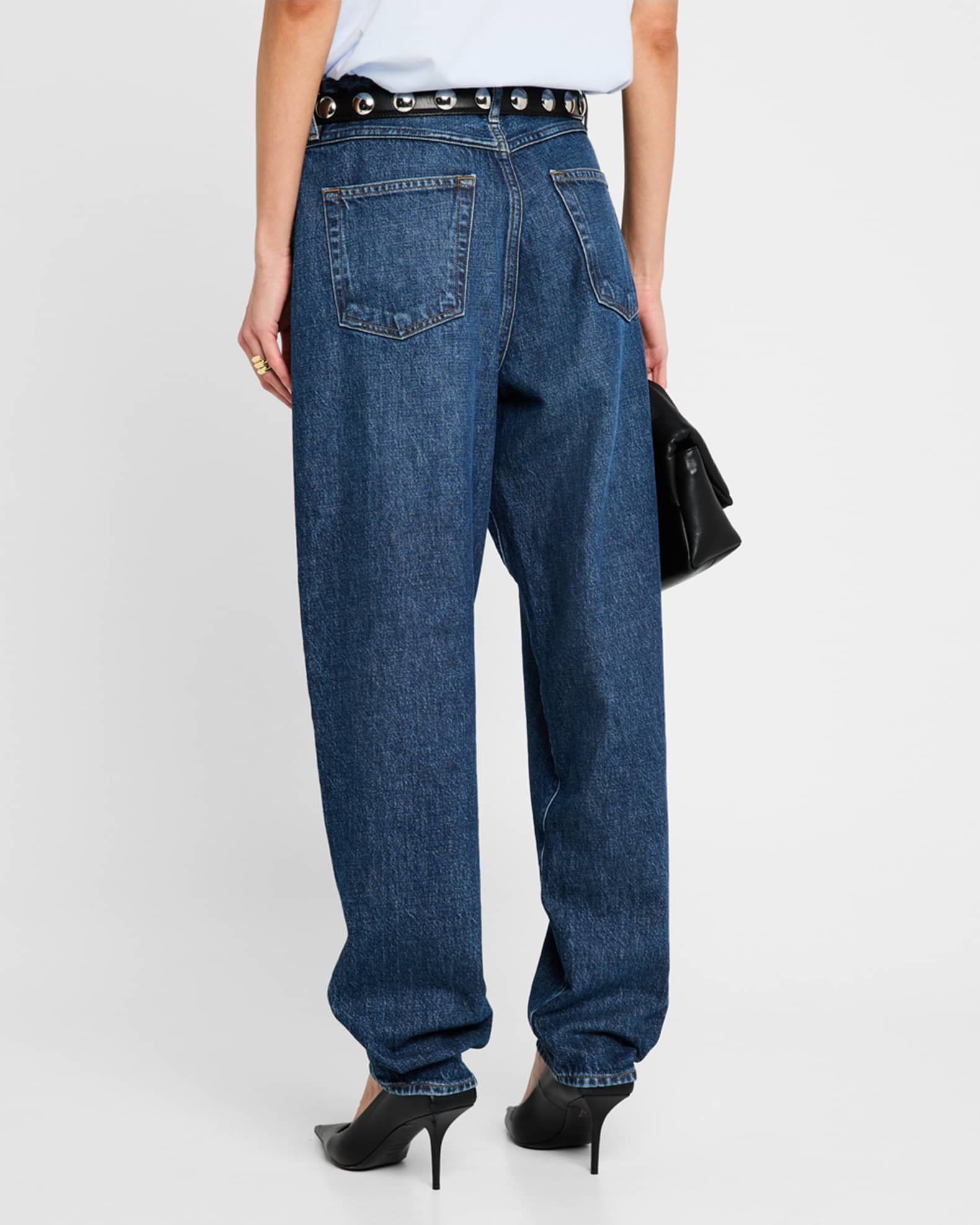 【関税込み】FRAME ブルー 'The Narrow' ジーンズ FRAME The Narrow Jeans | Neiman Marcus