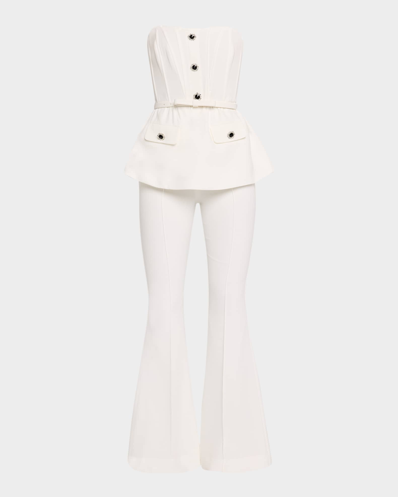 Neiman marcus white jumpsuit new arrivals
