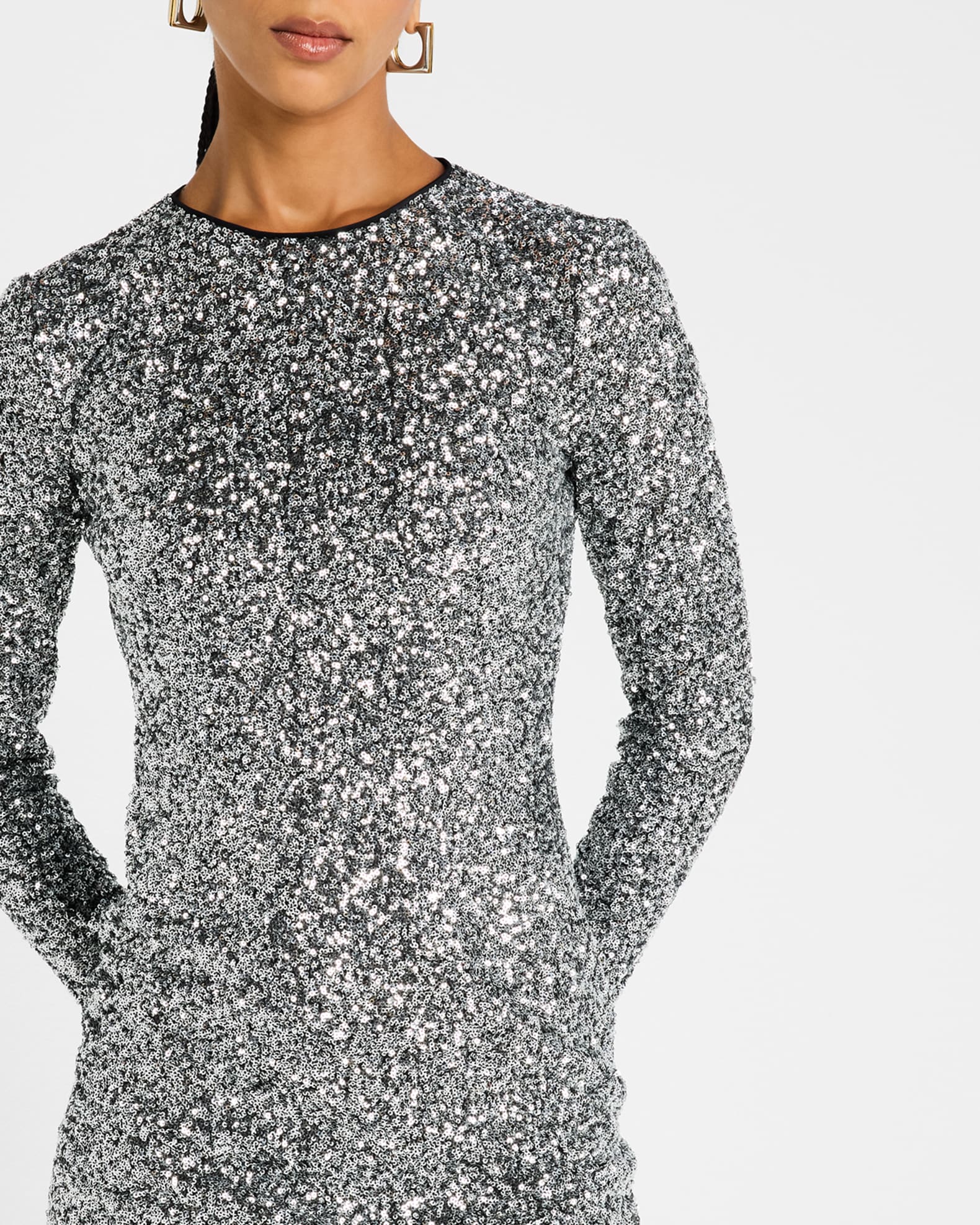 Sequined Novelty Sleeveless Mini Dress main image 0