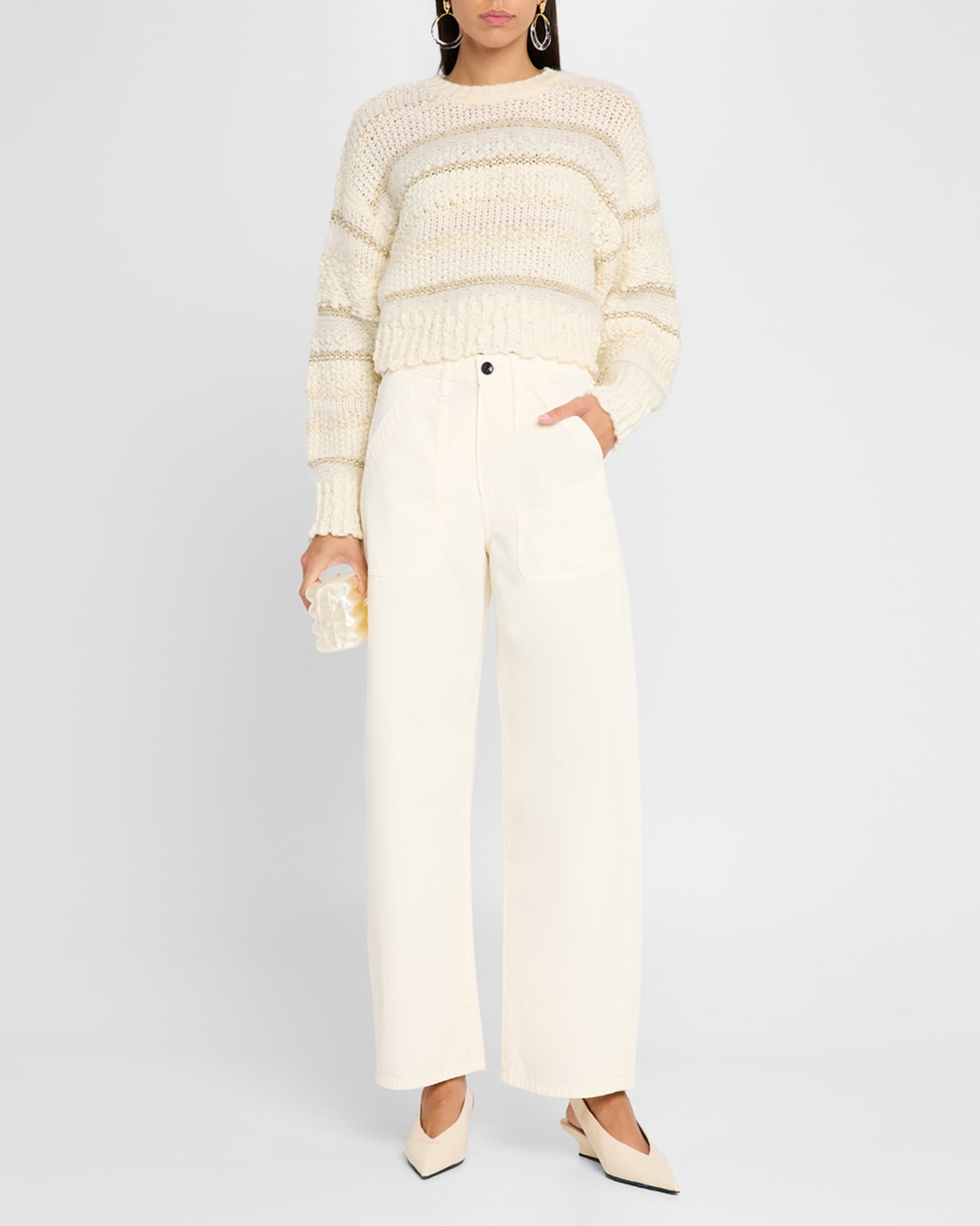 Textured Stripe Sweater 1