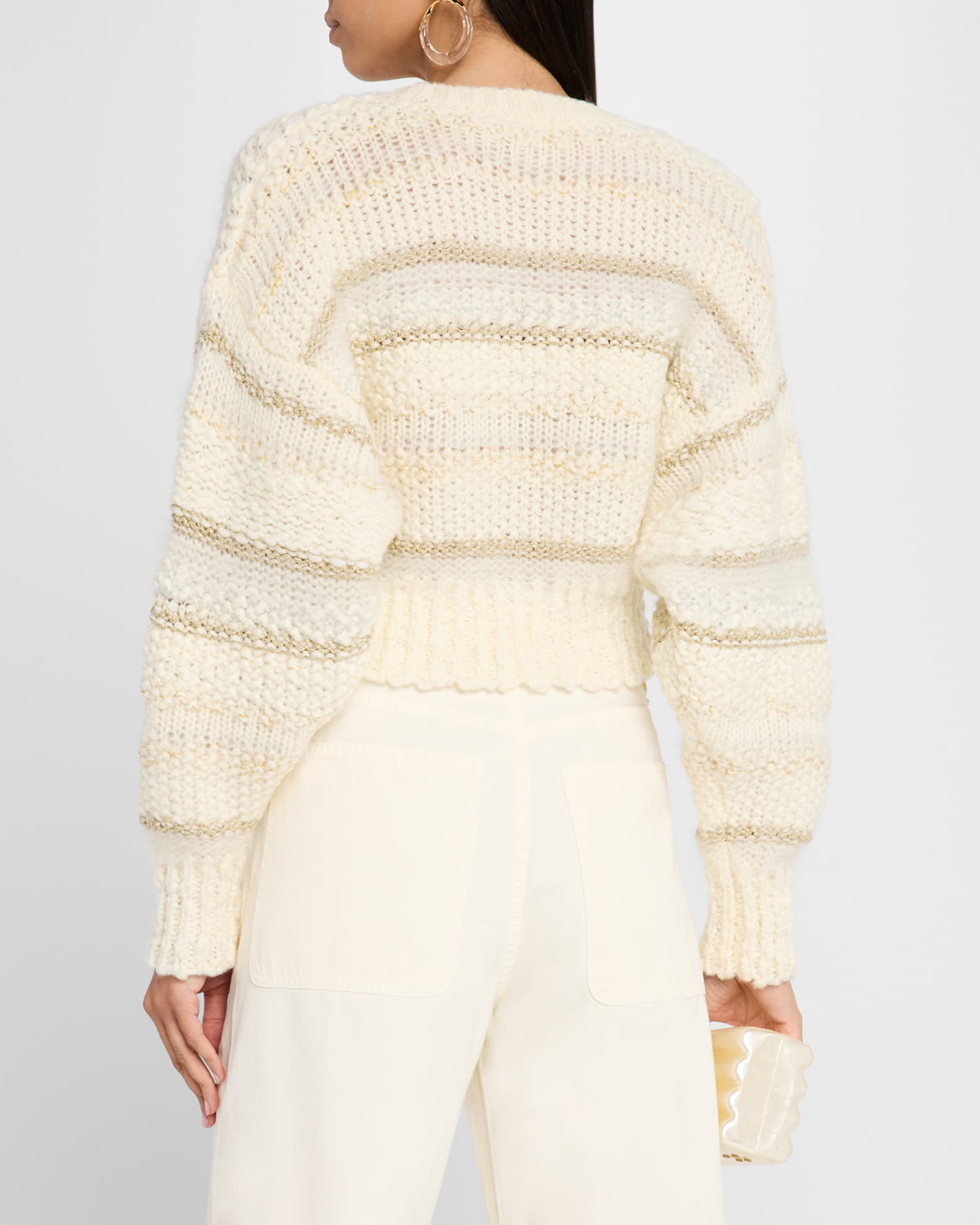 Textured Stripe Sweater