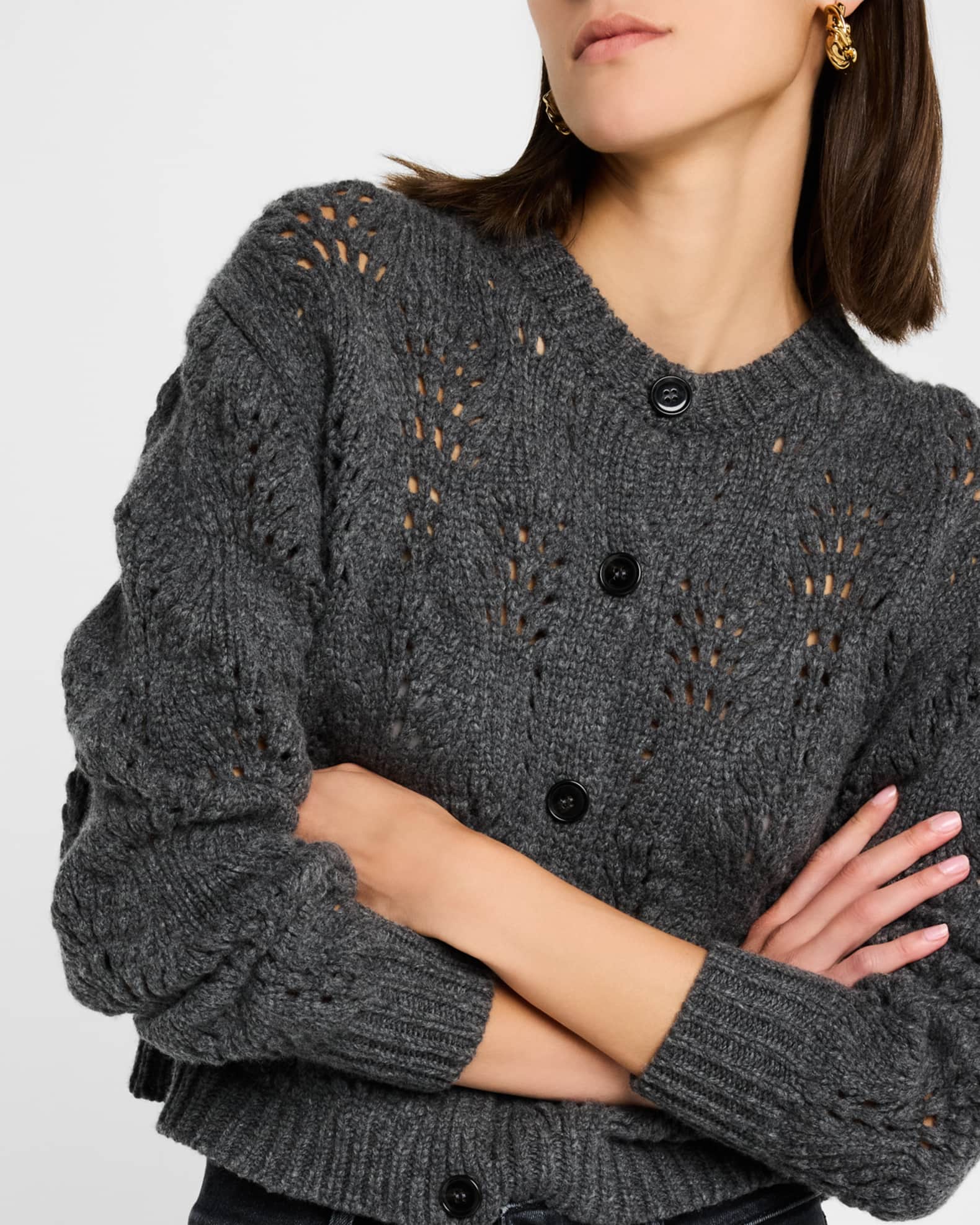 新品本物 FRAME Textured Marcus Neiman | Cardigan Stitch トップス