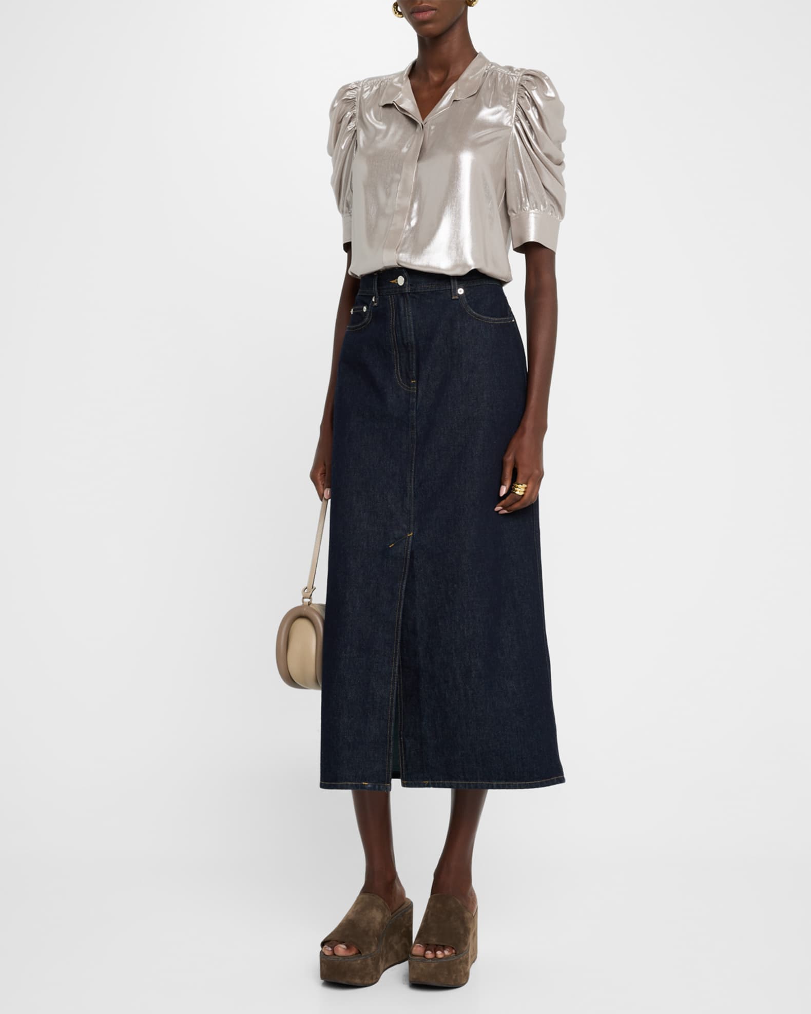 Gillian Metallic Lurex Top 1