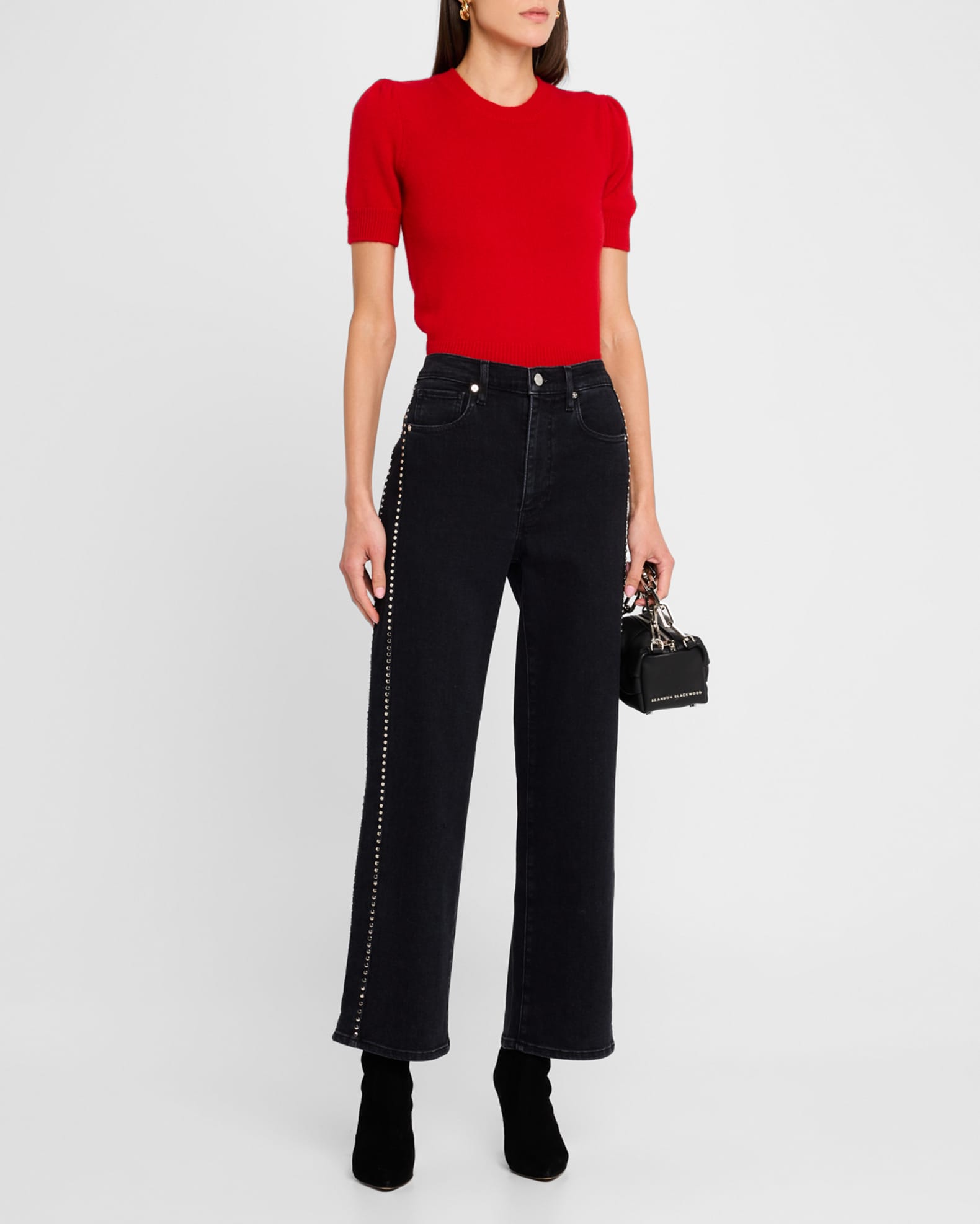 Short-Sleeve Cashmere Sweater 1