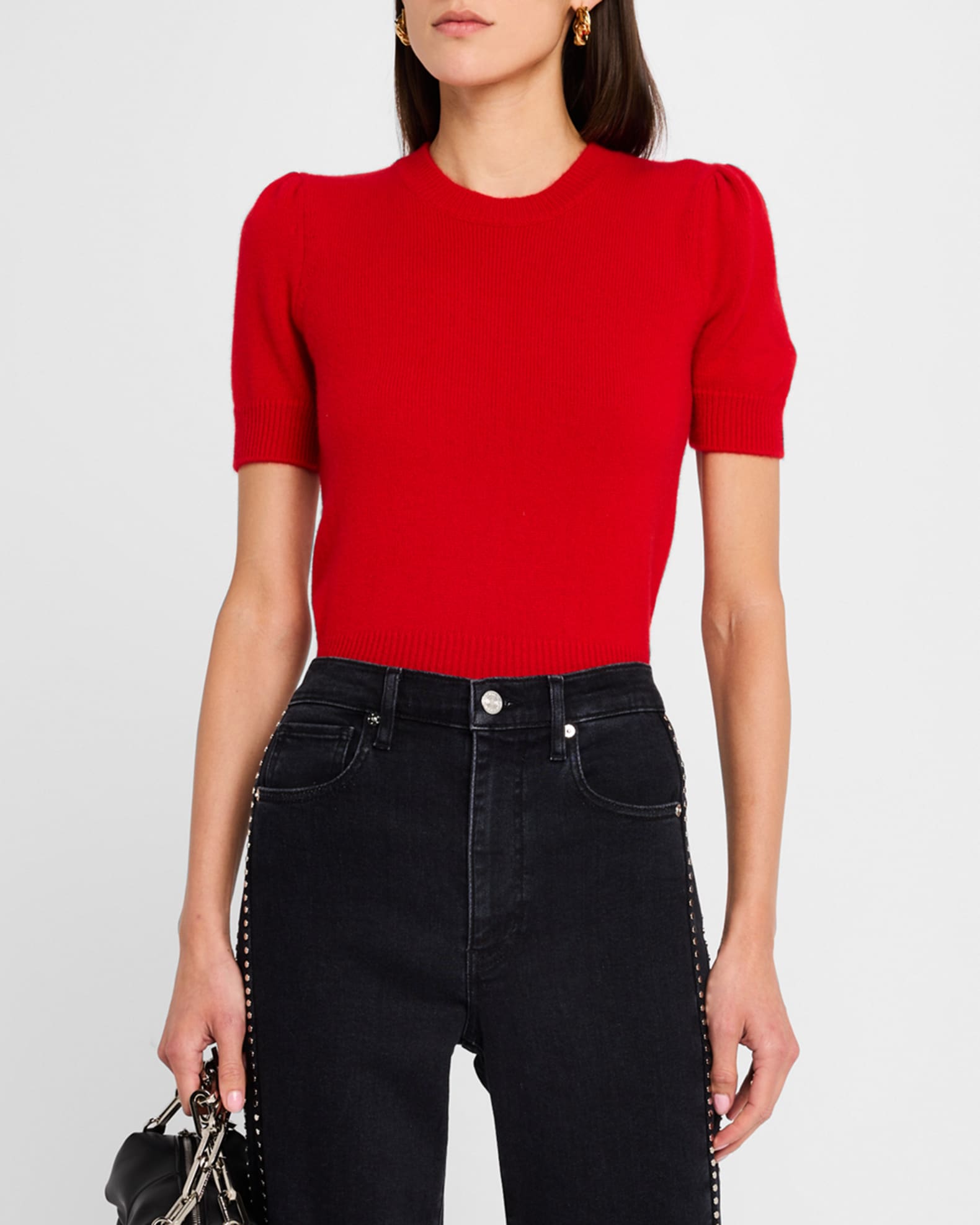 Short cashmere sweater cheap