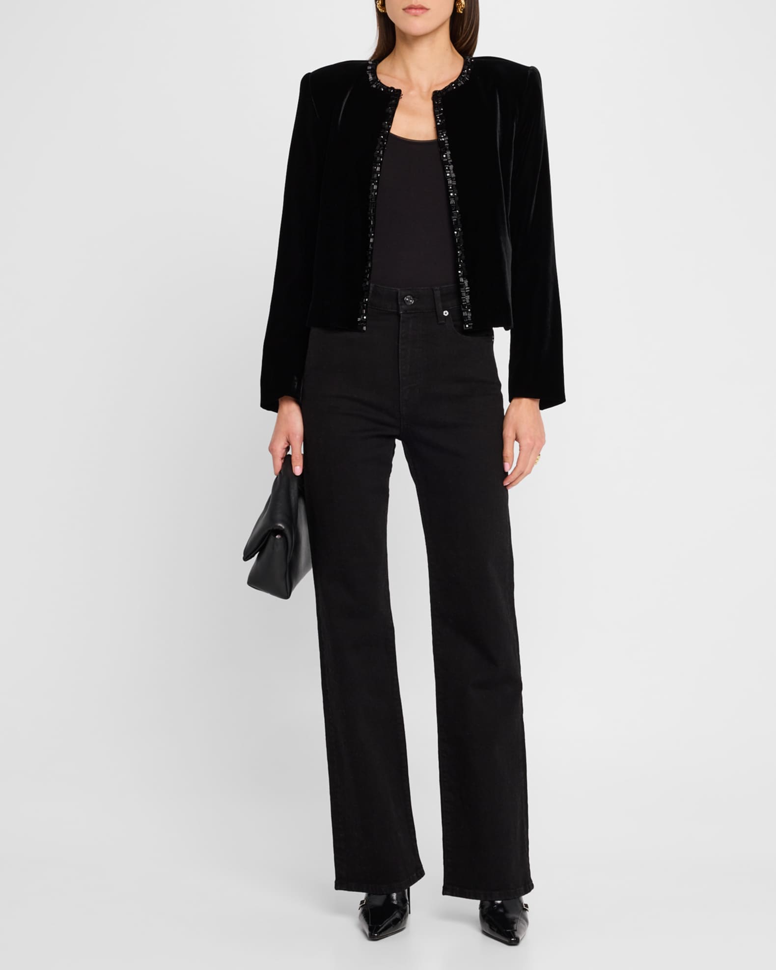 Embellished Velvet Jacket 1