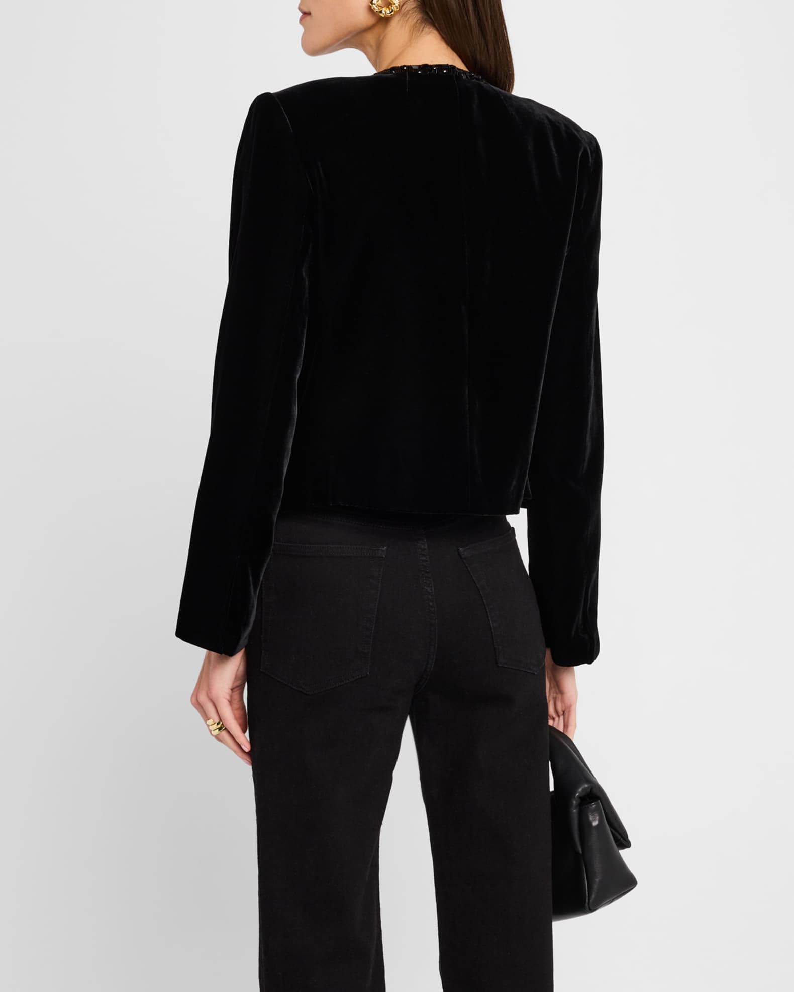 Embellished Velvet Jacket