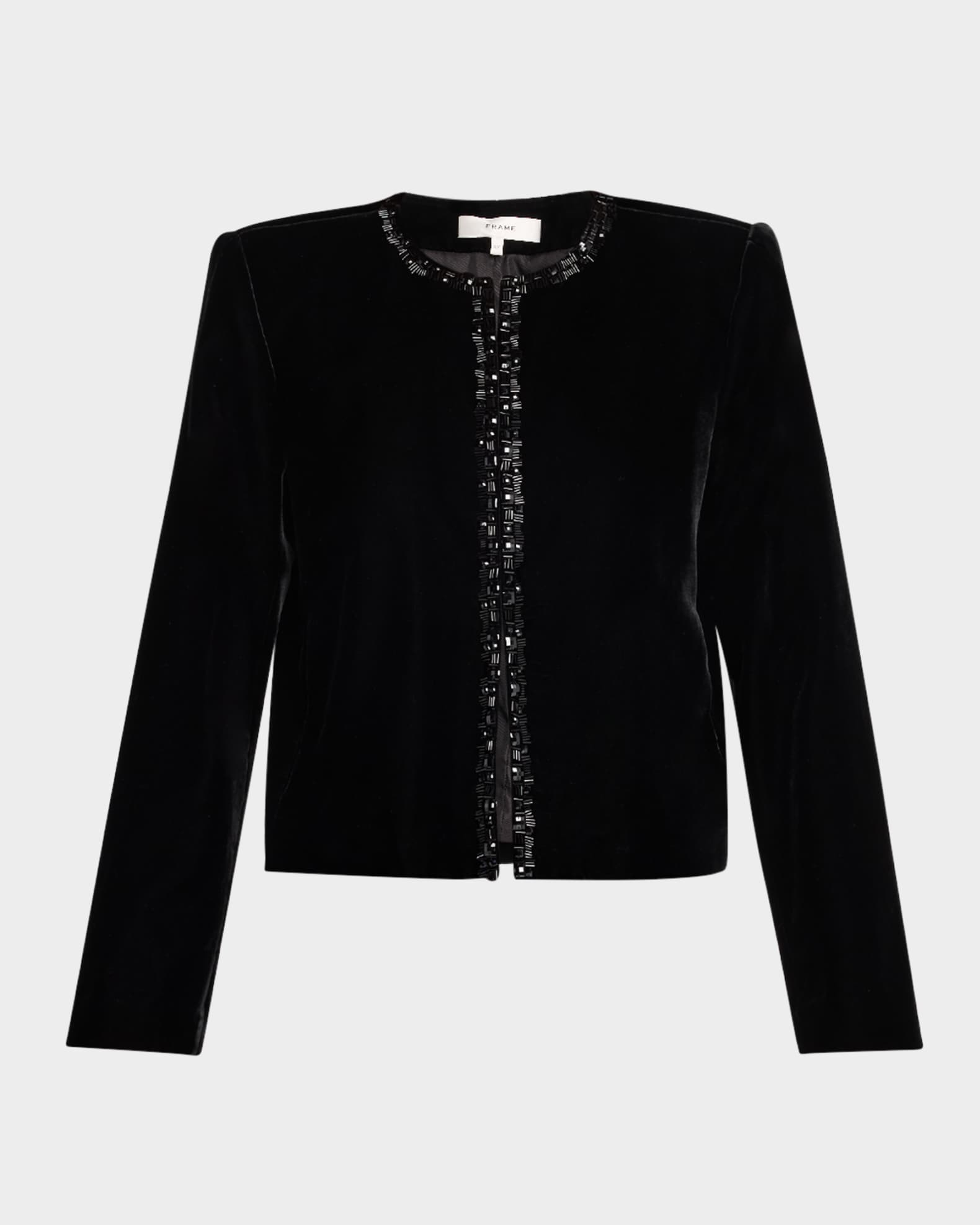 Embellished Velvet Jacket 0