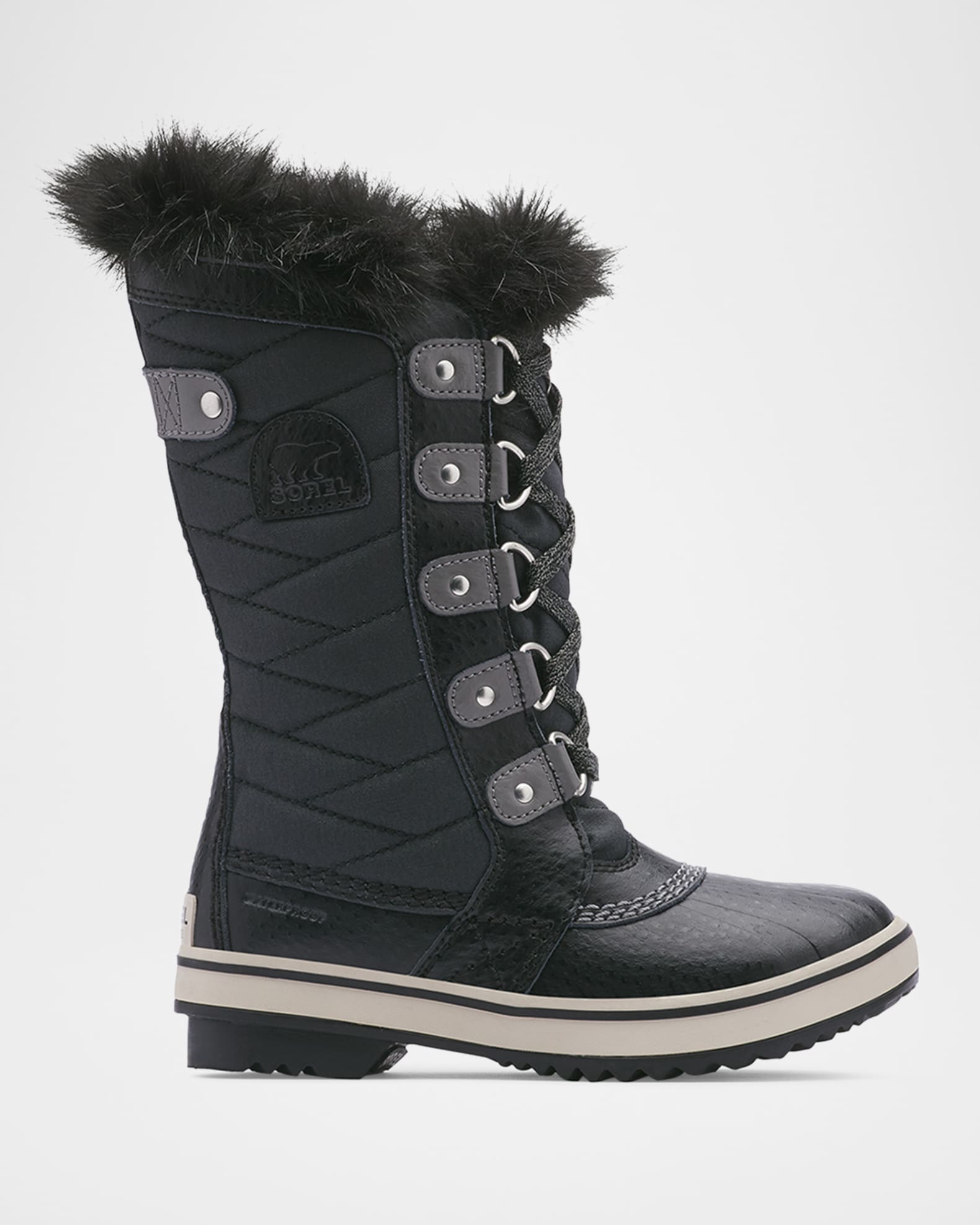 Kid's Tofino II Tall Hiking Boots with Faux Fur Trim, Kids 0