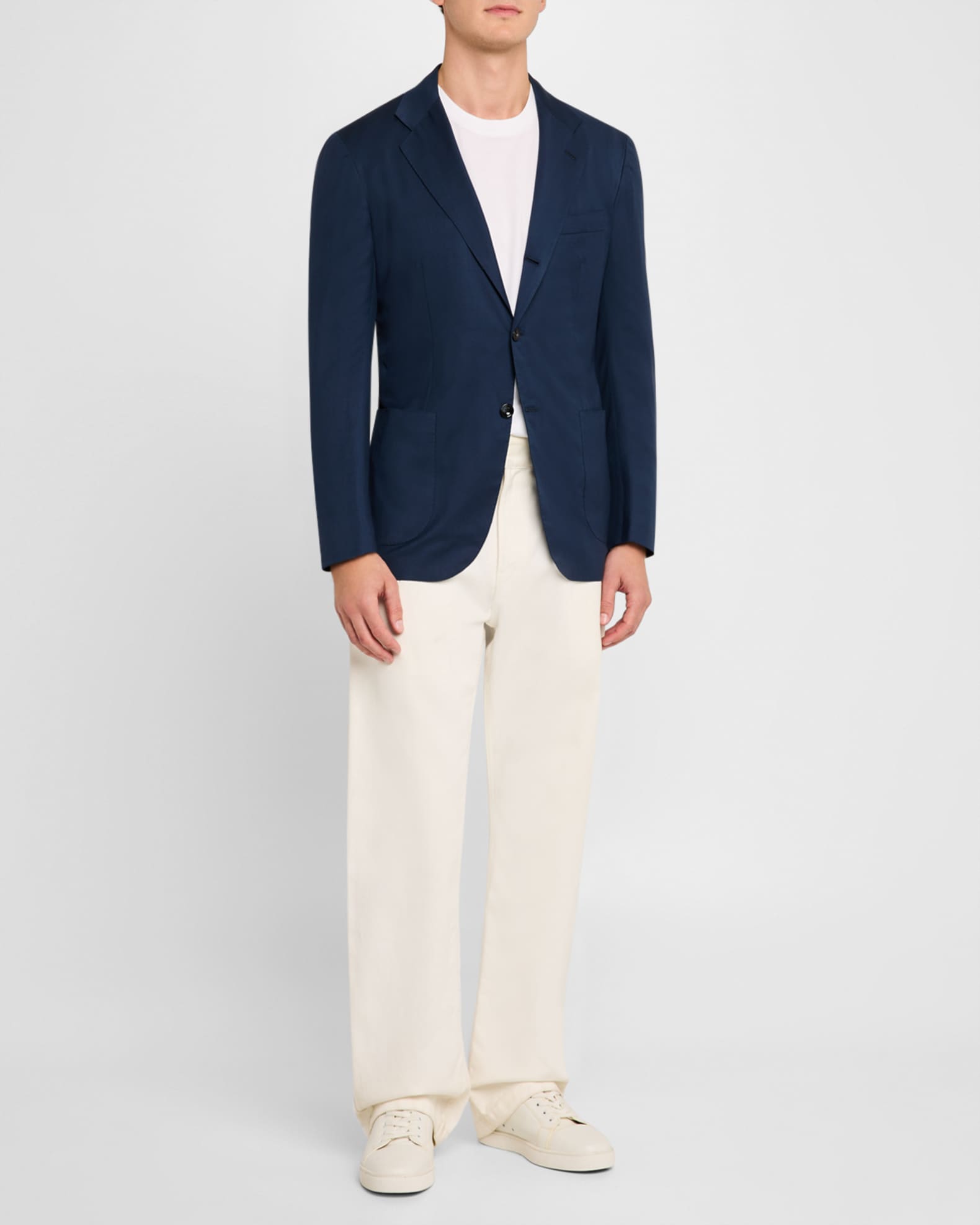 Men's Wool Single-Breasted Sport Coat 1