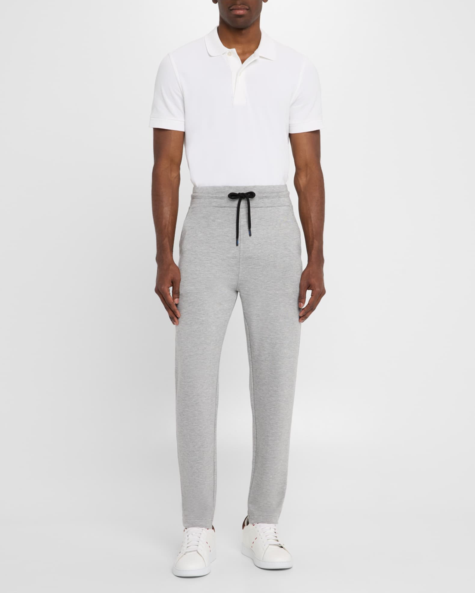 Men's Heathered Drawstring Sweatpants 1
