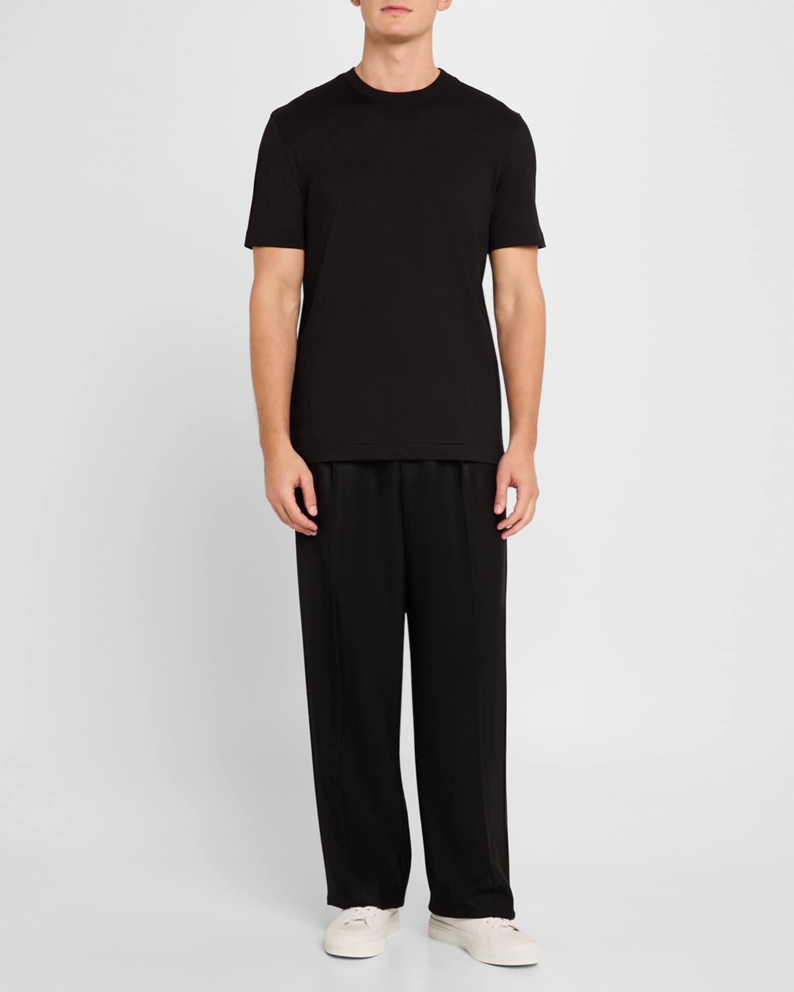 Men's Solid Crewneck T-Shirt 1