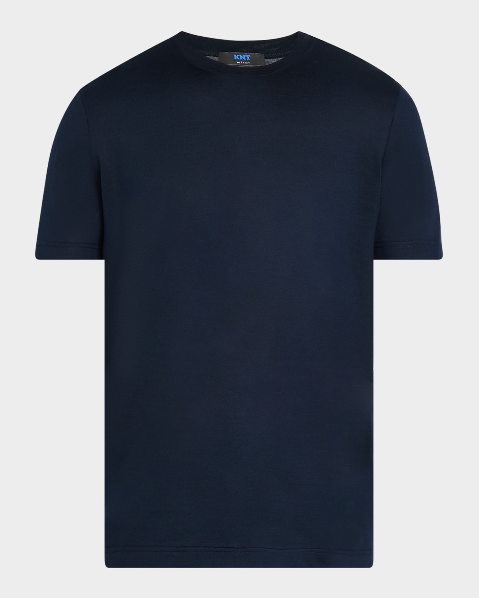 Men's Solid Cotton Crewneck T-Shirt 0