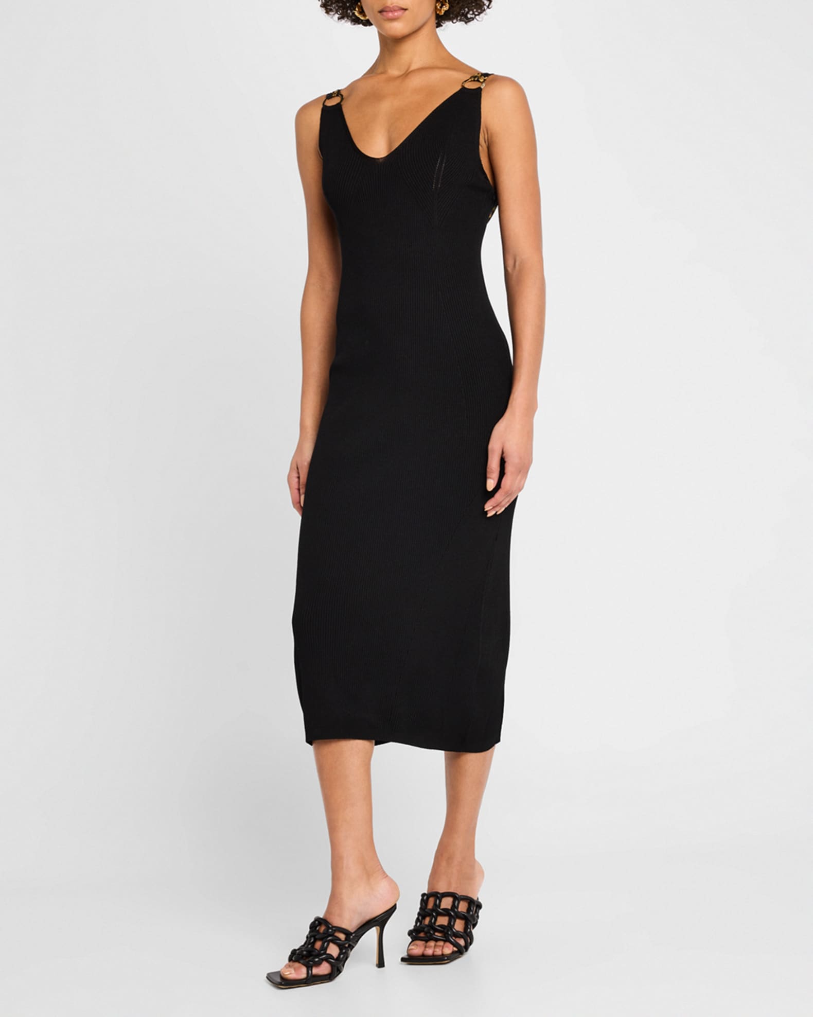Era of Empires Knit Maxi Dress with Silky Ties 1