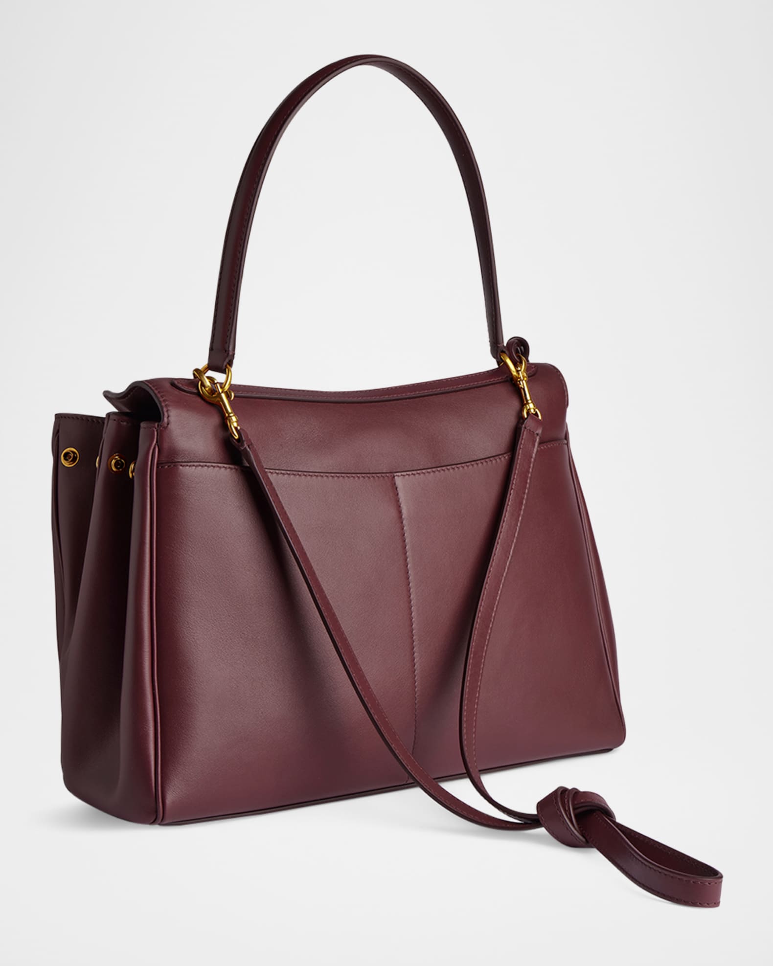 Rodeo Medium Leather Top-Handle Bag | Neiman Marcus