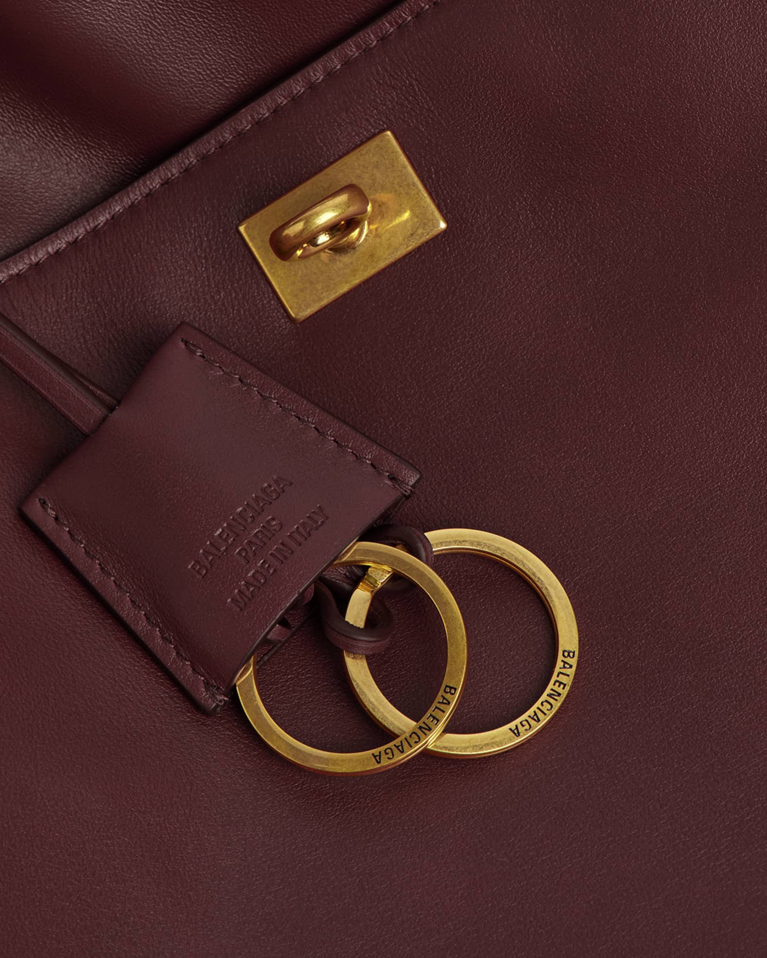 Rodeo Medium Leather Top-Handle Bag | Neiman Marcus