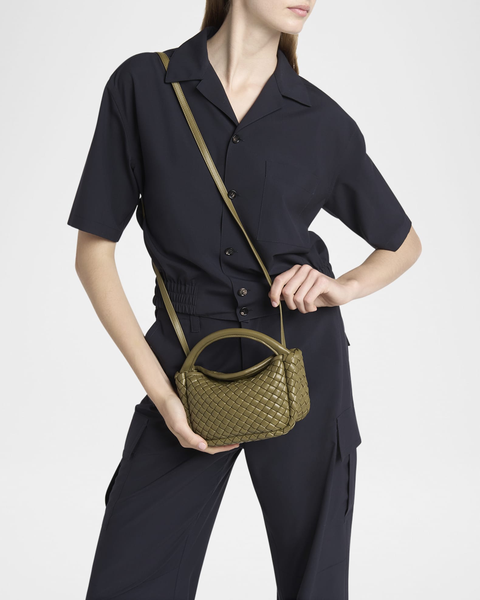Cobble Mini Leather Top-Handle Bag