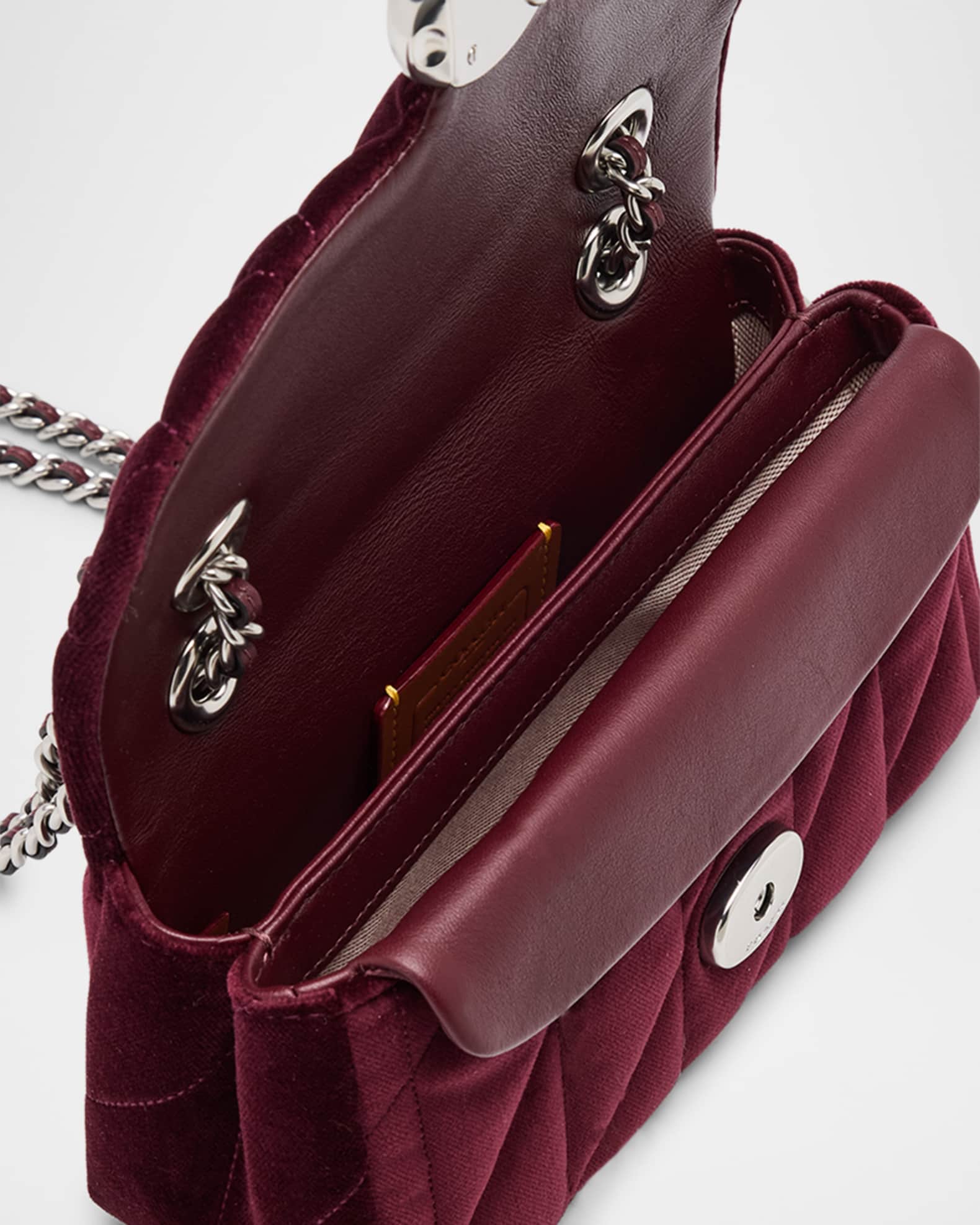 Coach red quilted camera bag new arrivals