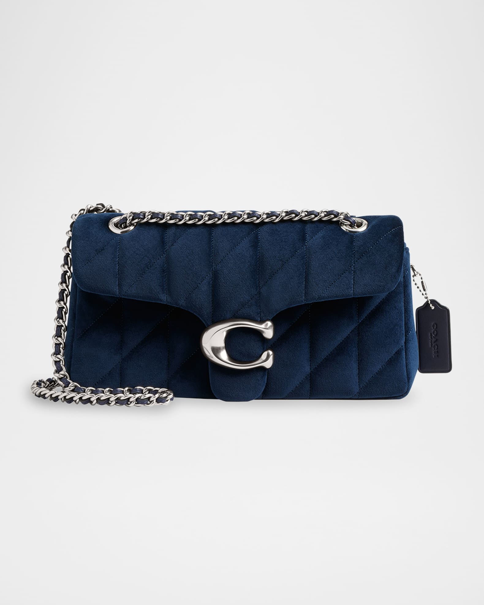 Blue coach shoulder bag store