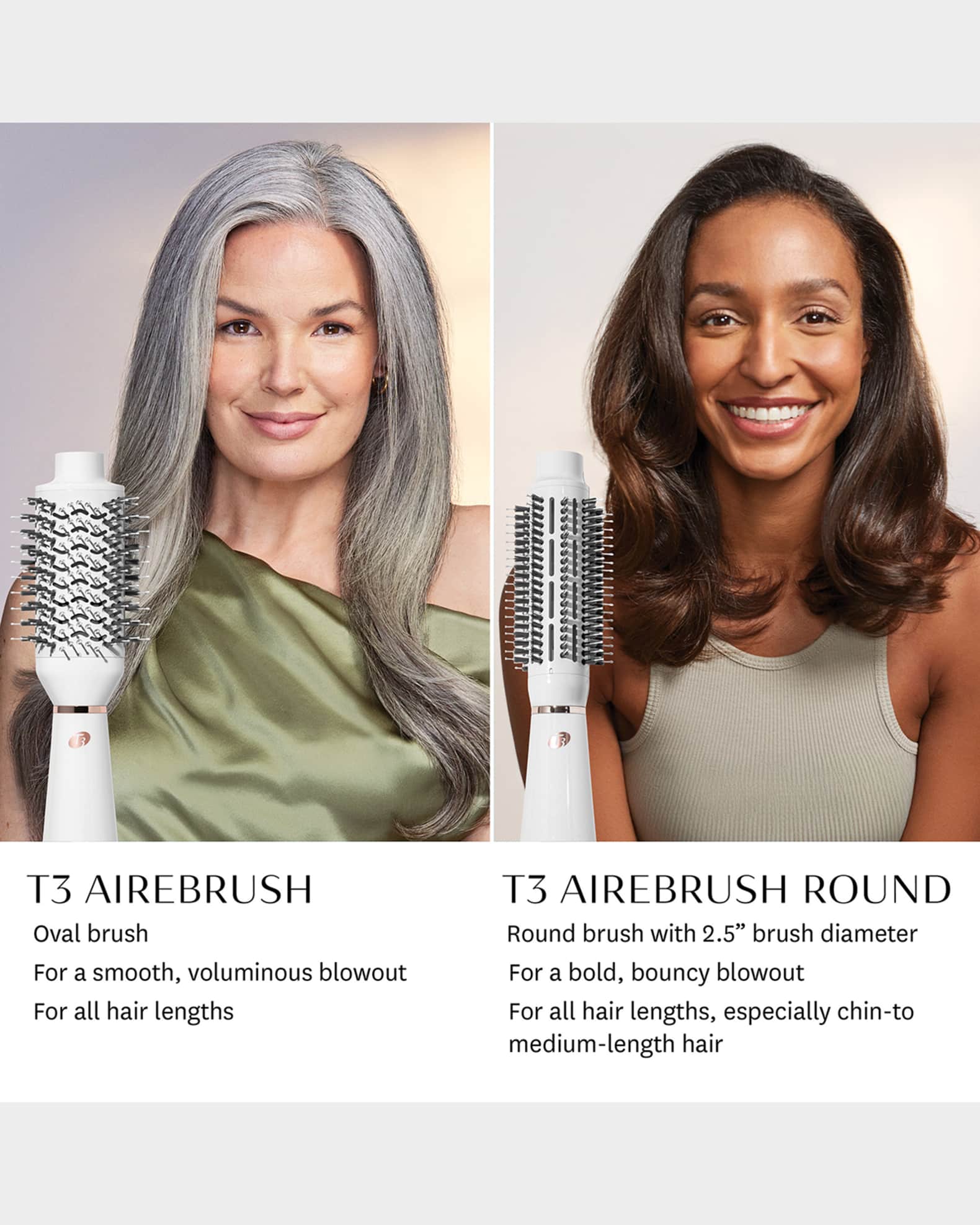 AireBrush 2.5" One-Step Smoothing and Volumizing Hair Dryer Brush 1
