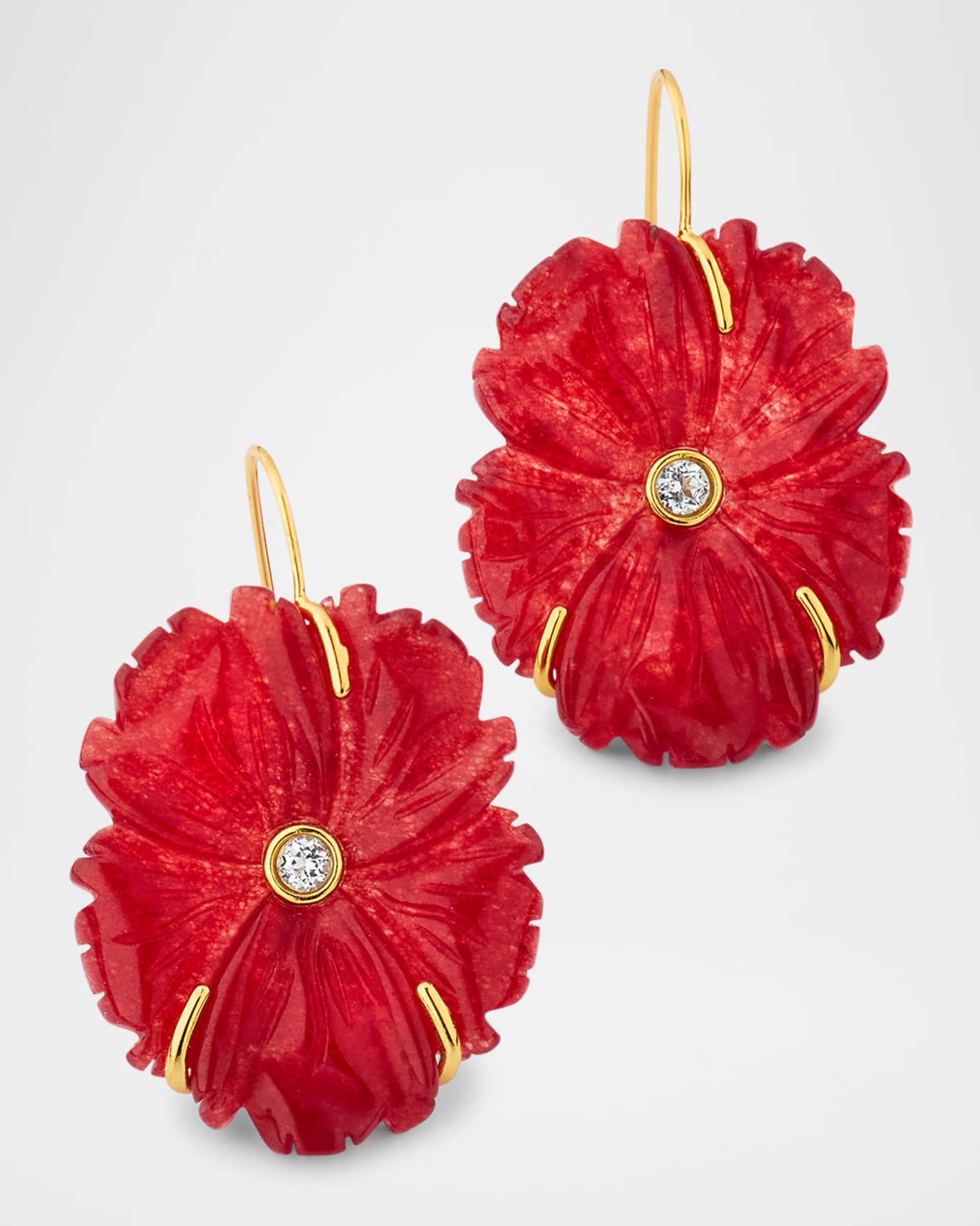 New Bloom Poinsettia Earrings 0