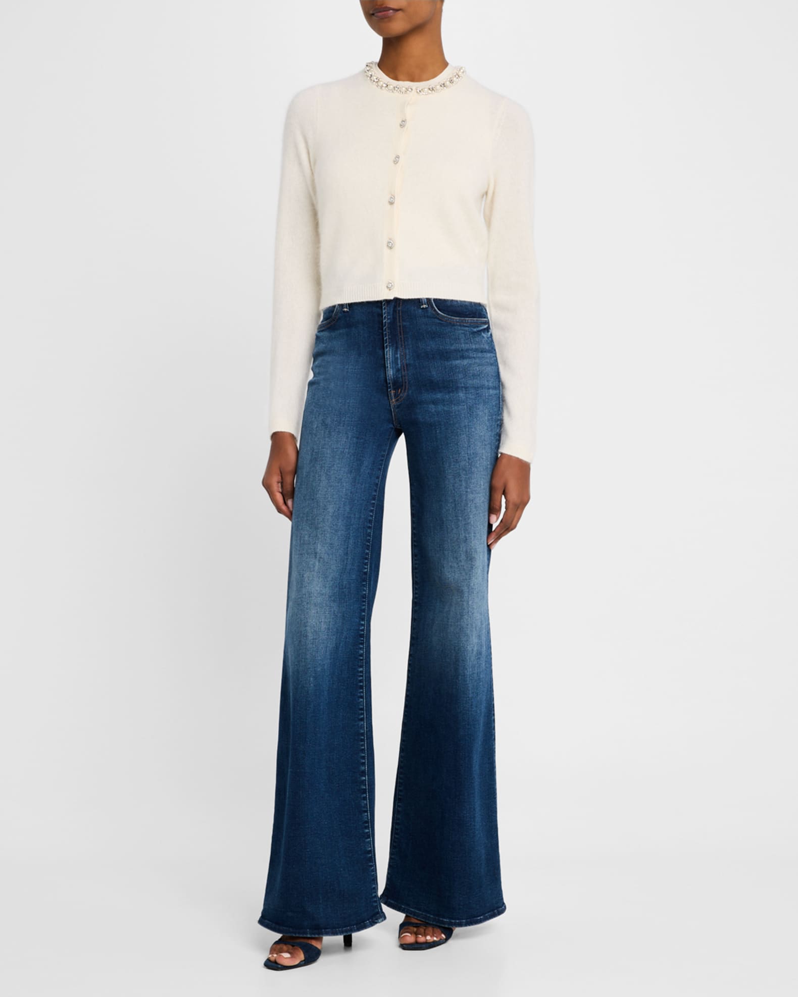 Dollie Embellished Cashmere Cardigan 1
