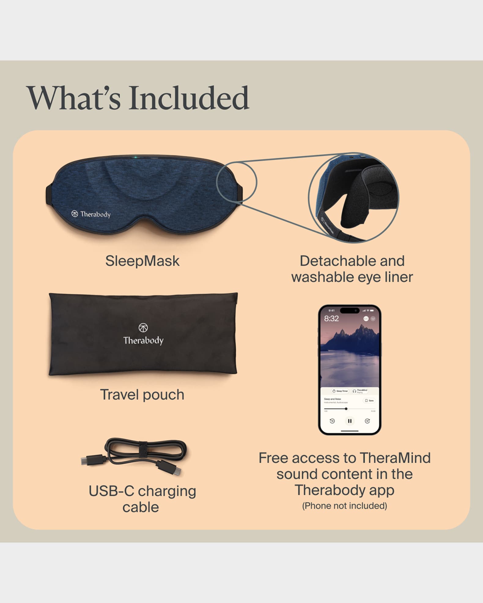 Therabody Therabody SleepMask with Vibration Therapy