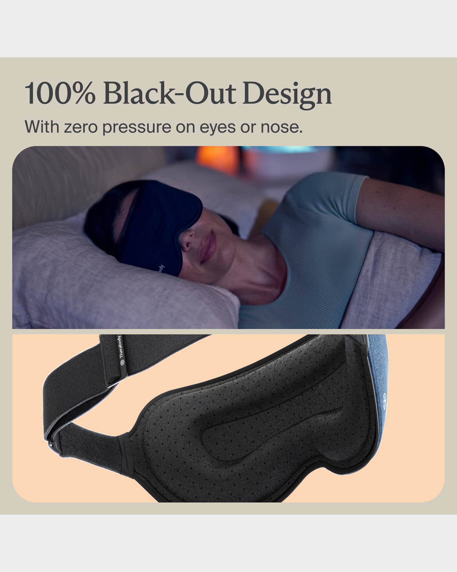 【ワイミ】TherabodySleepMask Therabody SleepMask with Vibration Therapy Injury Recovery