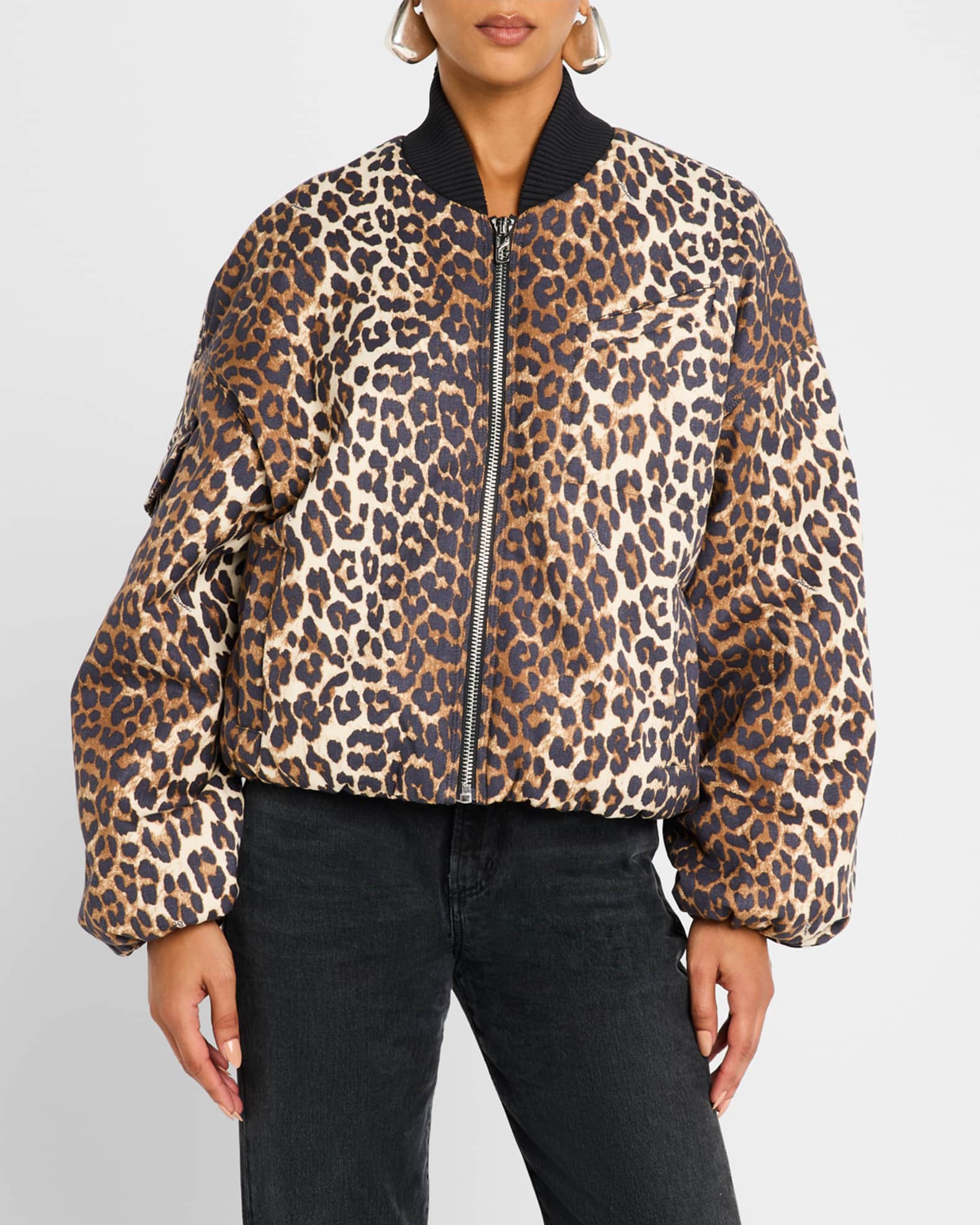Atm leopard jacket top