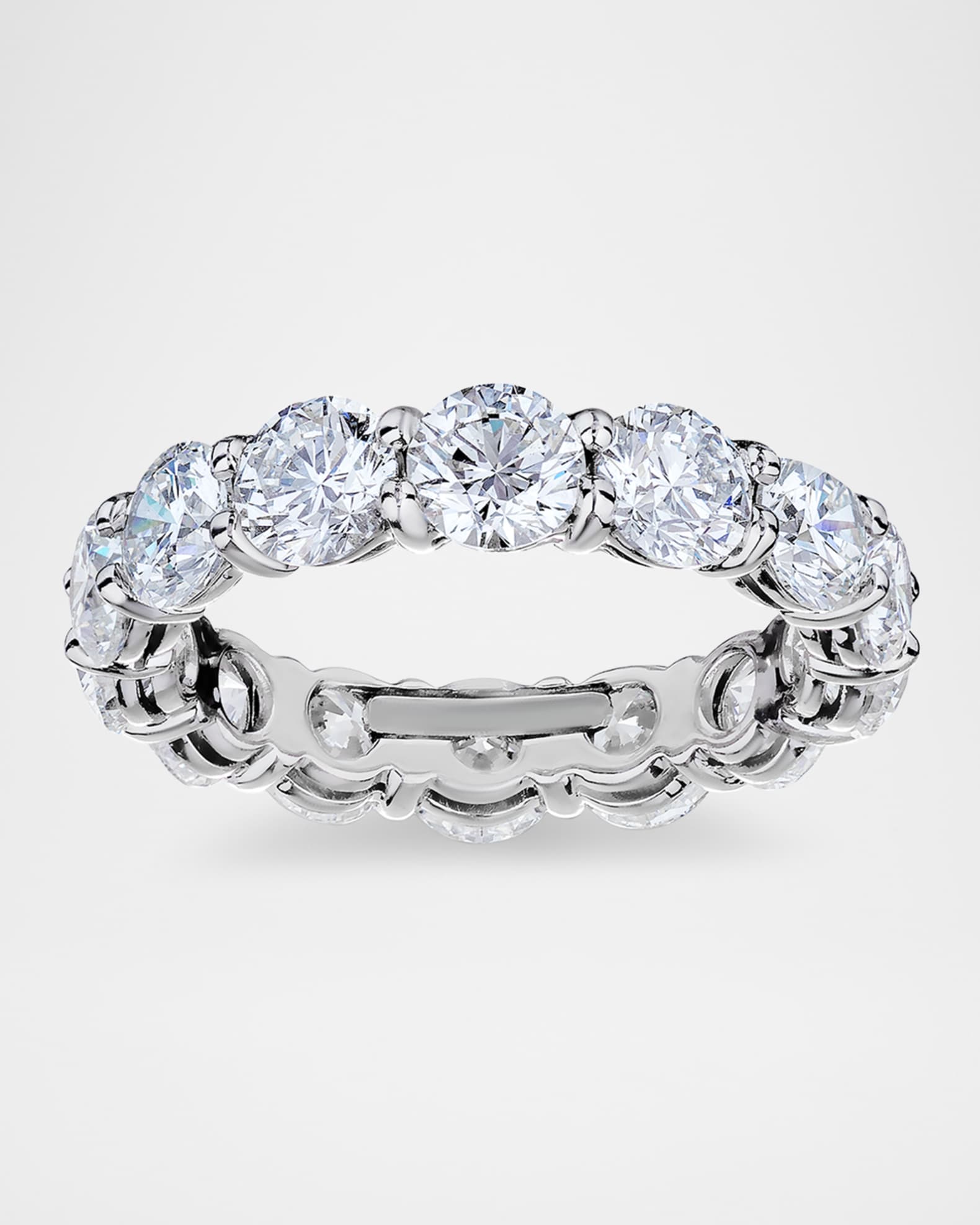 Platinum Diamond Eternity Band, 6.02tcw, Size 6.75 1
