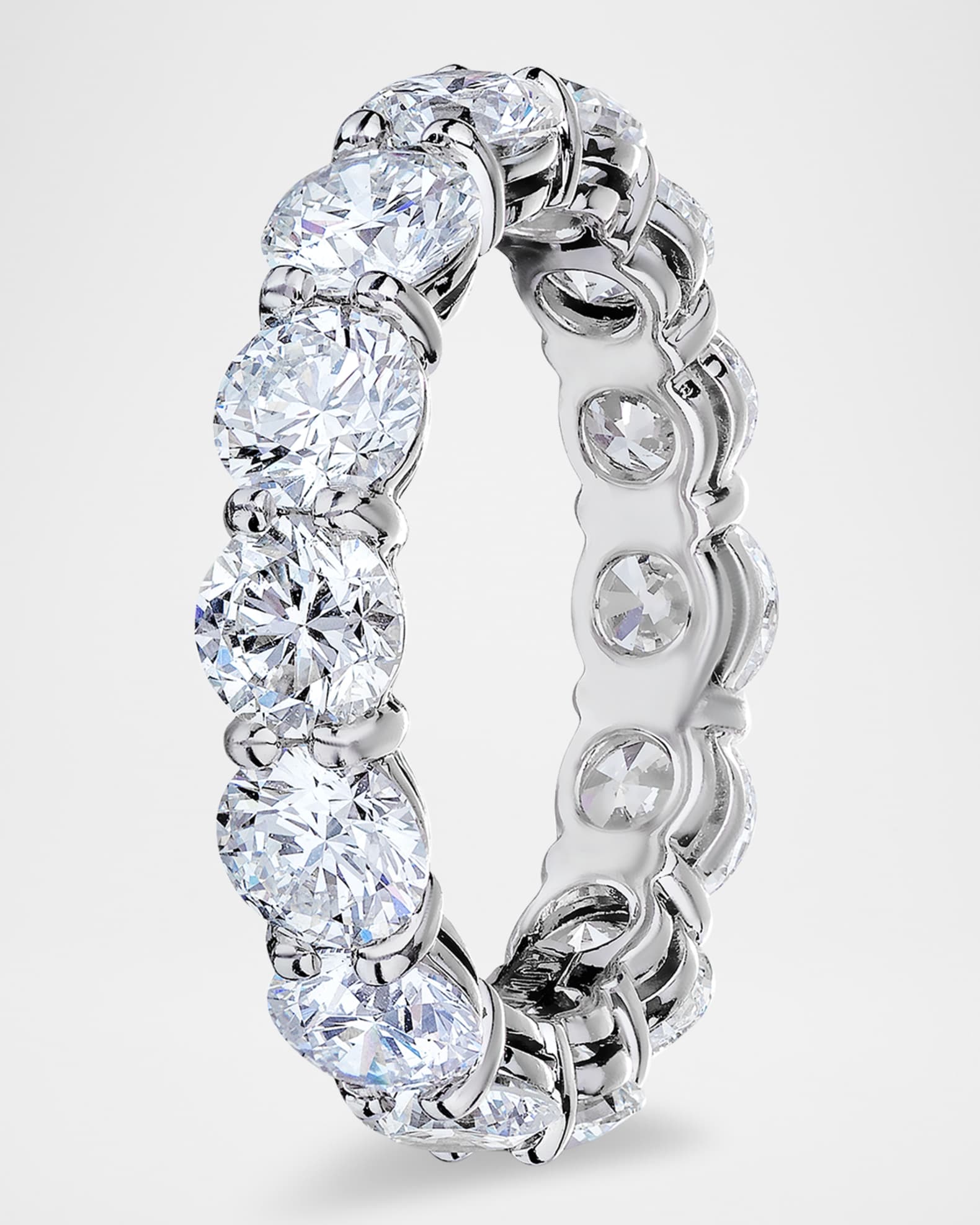 Platinum Diamond Eternity Band, 6.02tcw, Size 6.75 0