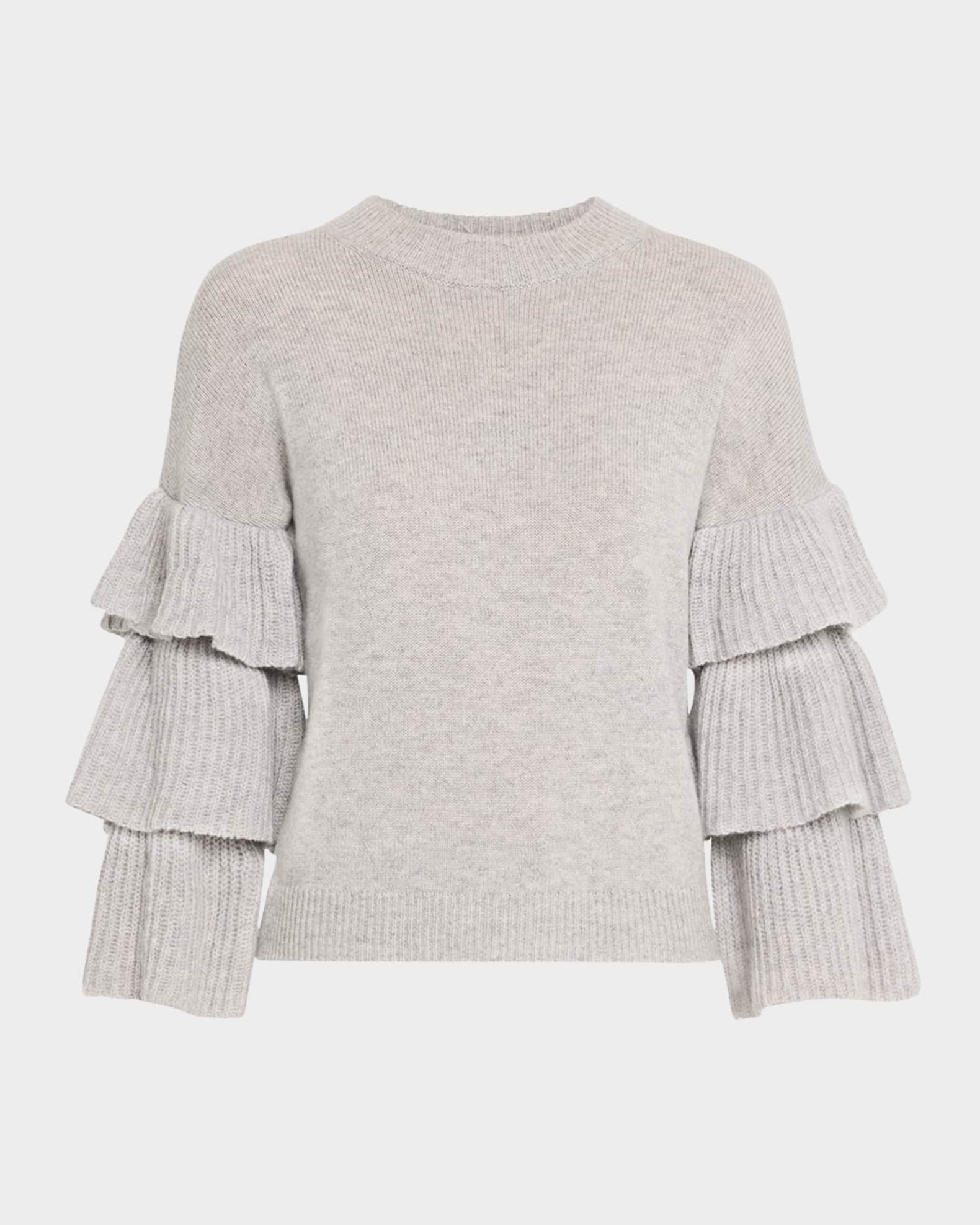 Tiered sleeve sweater outlet