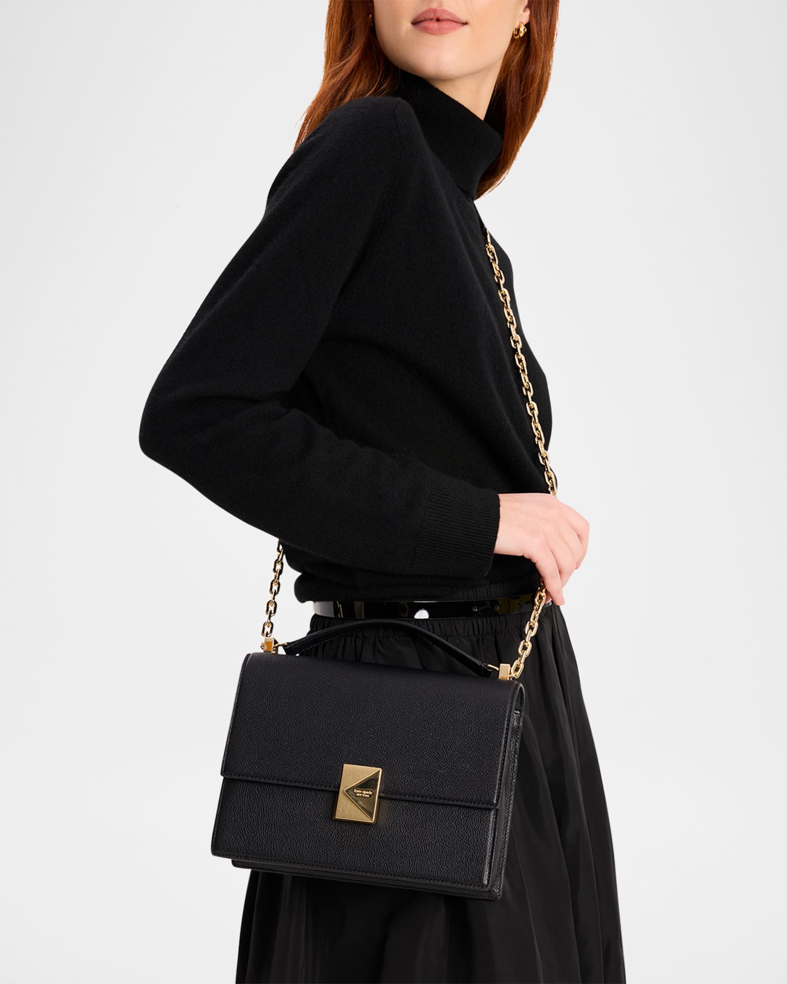 Kate spade black over the shoulder bag shop
