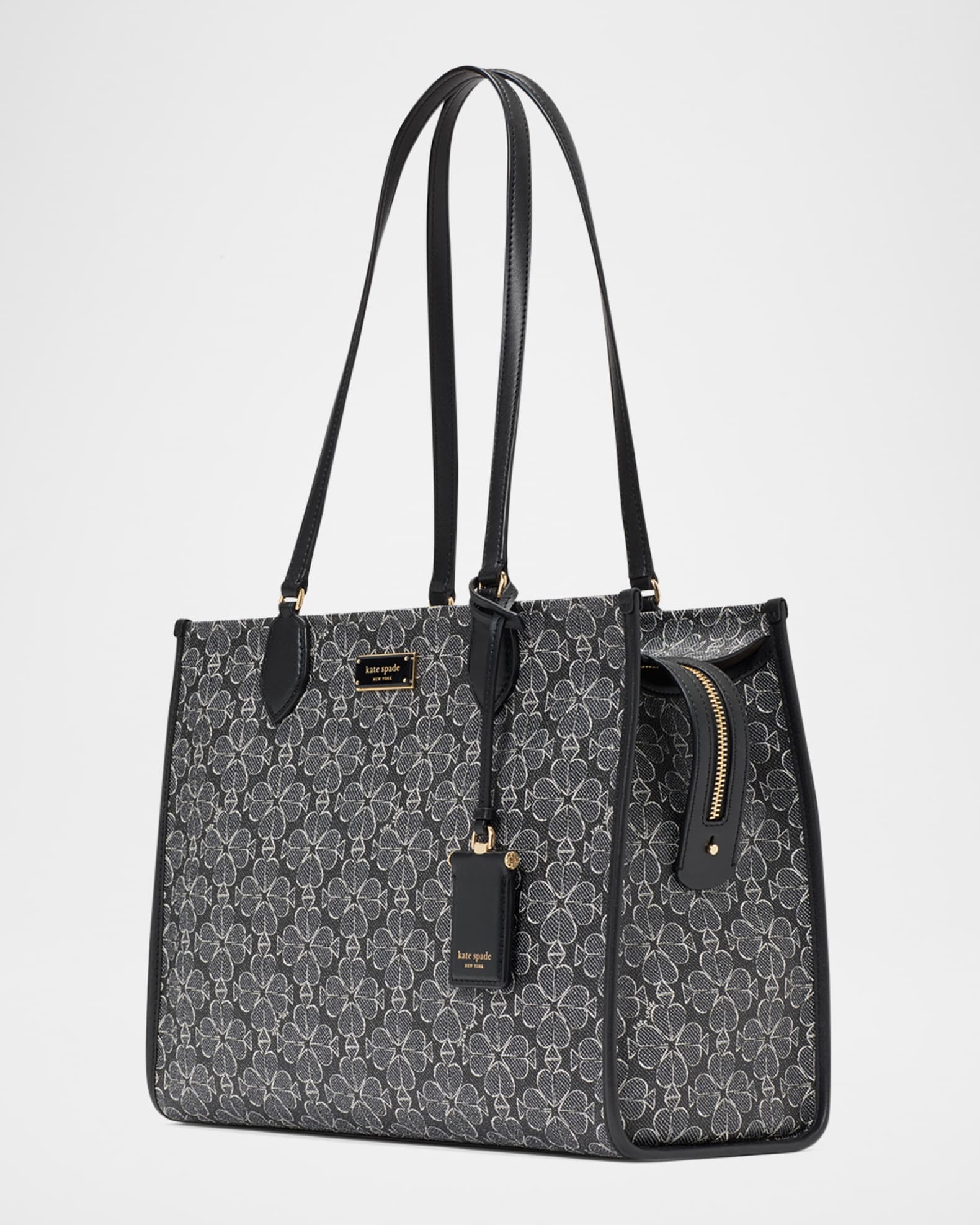 トートバッグ Kate Spade Spade Flower Coated Canvas Manhattan Tote KK568 kate spade new york spade flower coated canvas tote bag