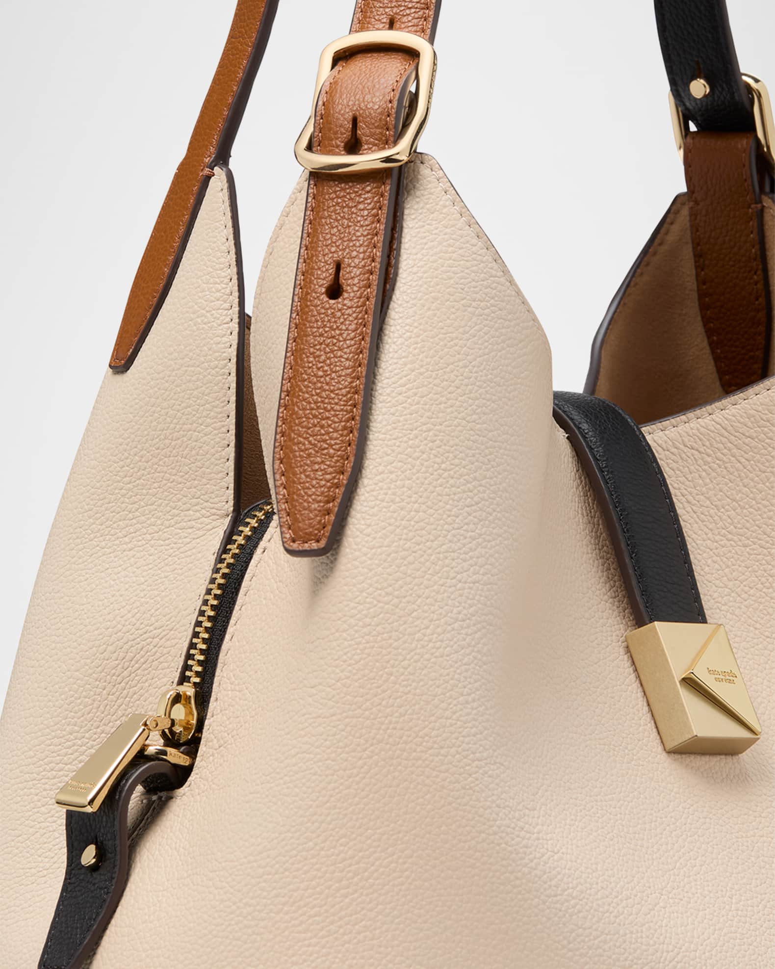 kate spade new york tribeca colorblock pebbled leather crossbody bag Neiman Marcus