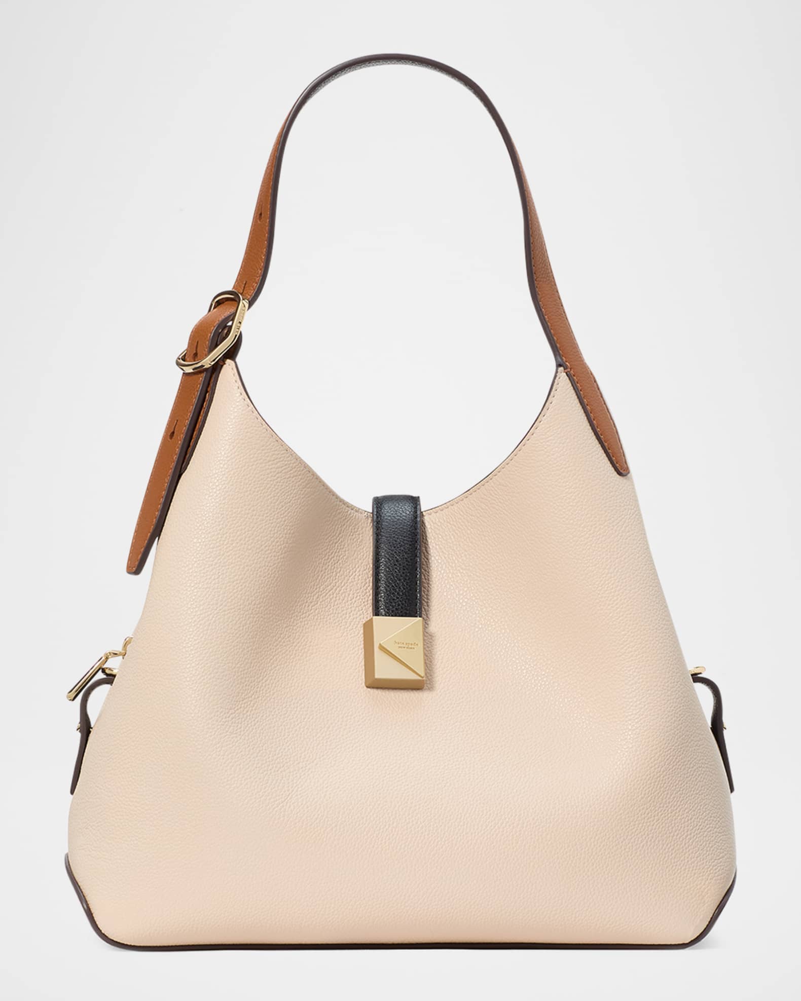 kate spade new york tribeca colorblock pebbled leather crossbody bag Neiman Marcus