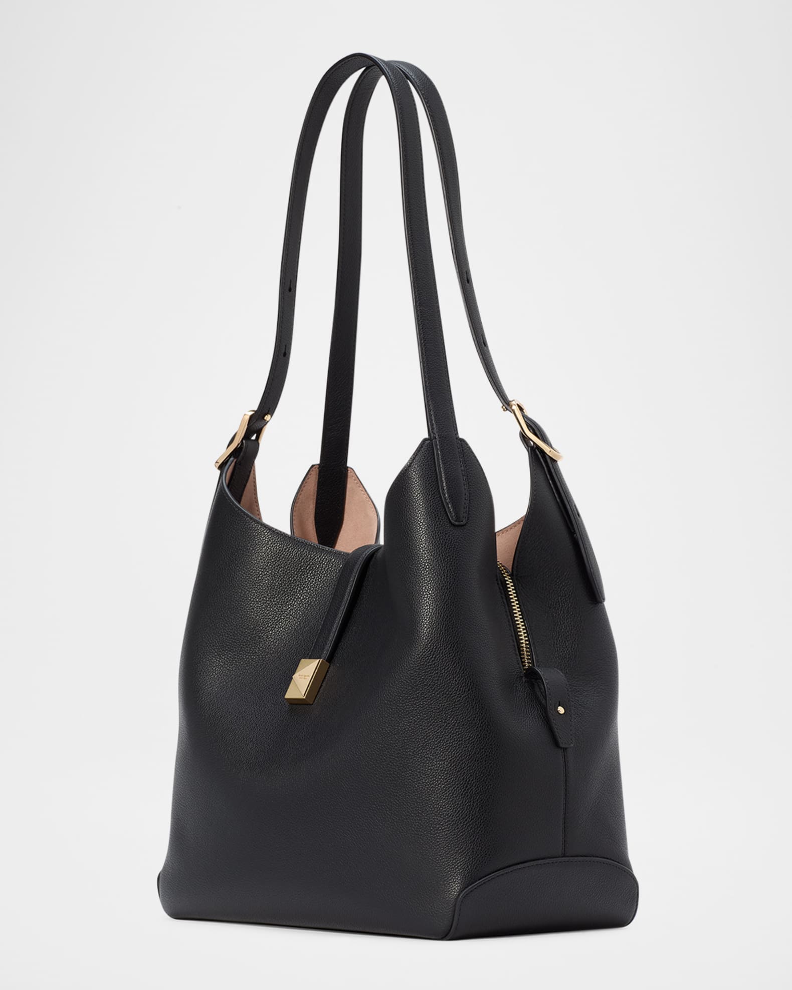 tribeca pebbled leather shoulder bag 1