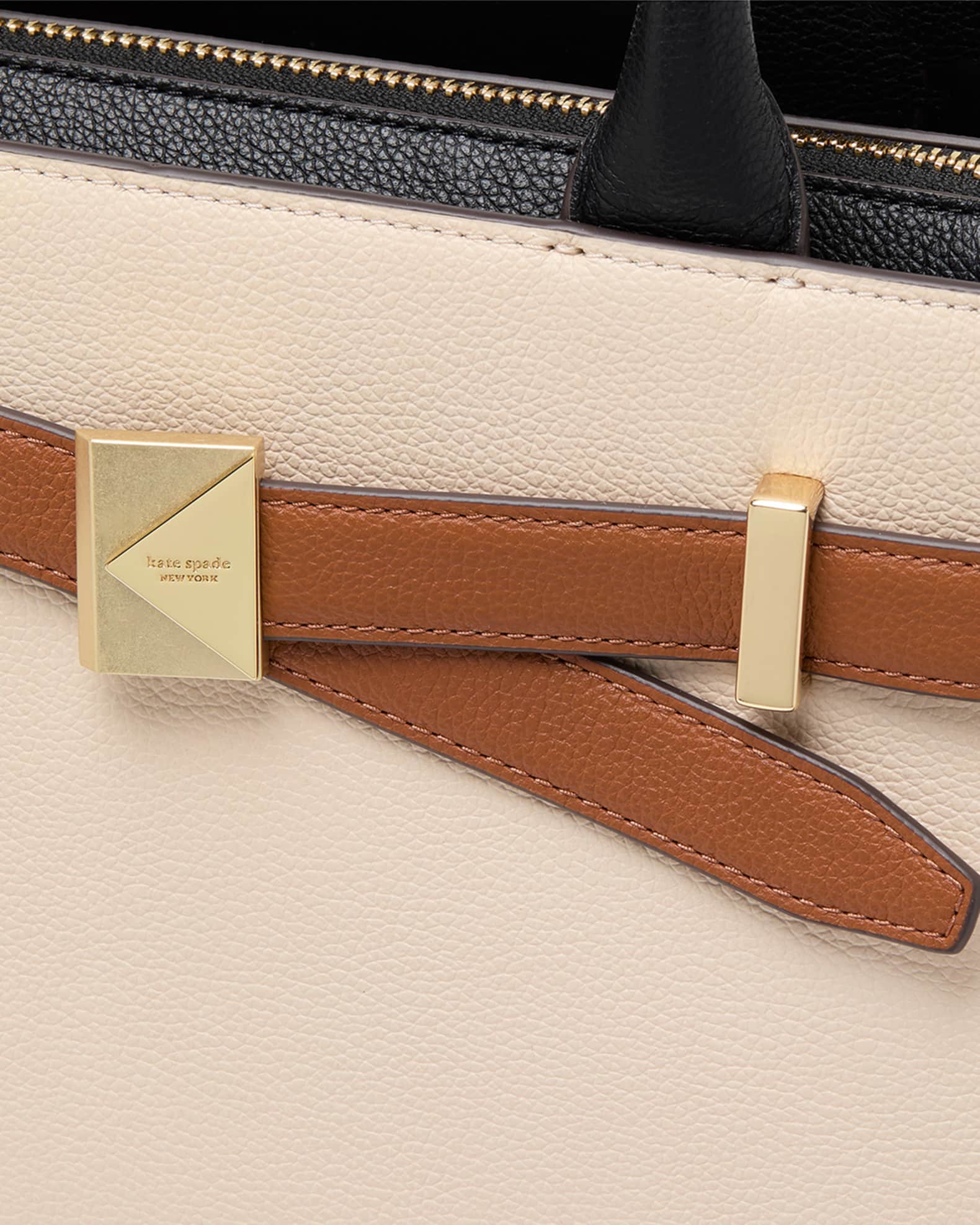 kate spade new york tribeca colorblock pebbled leather crossbody bag