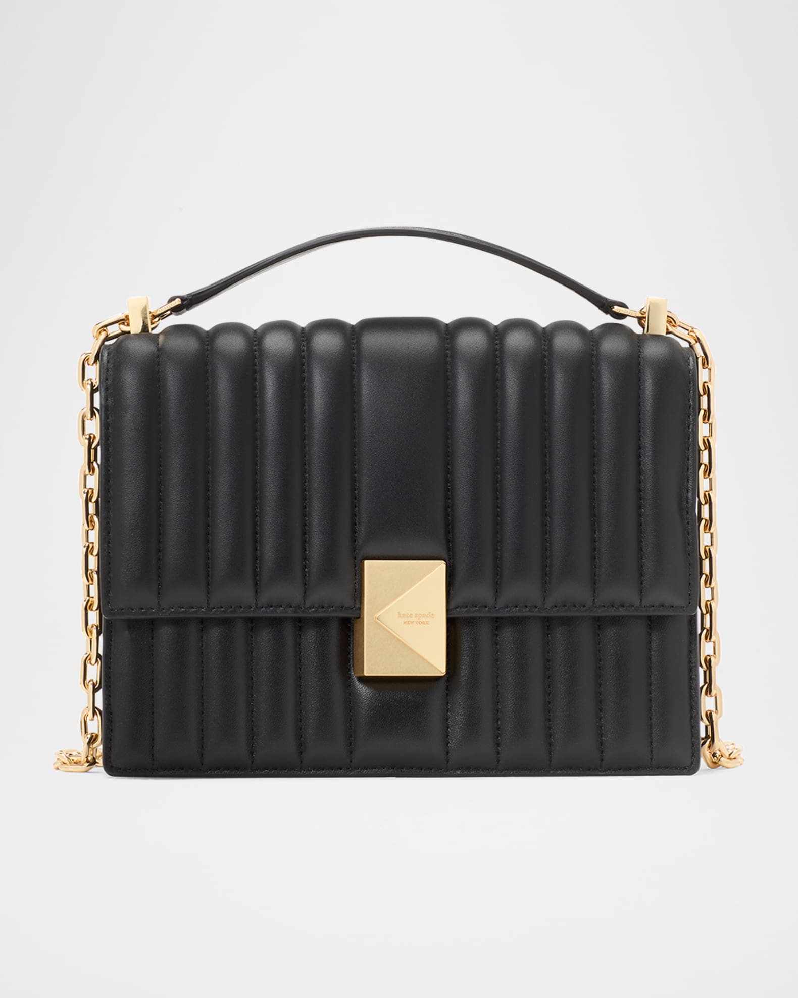 deco quilted leather shoulder bag 0