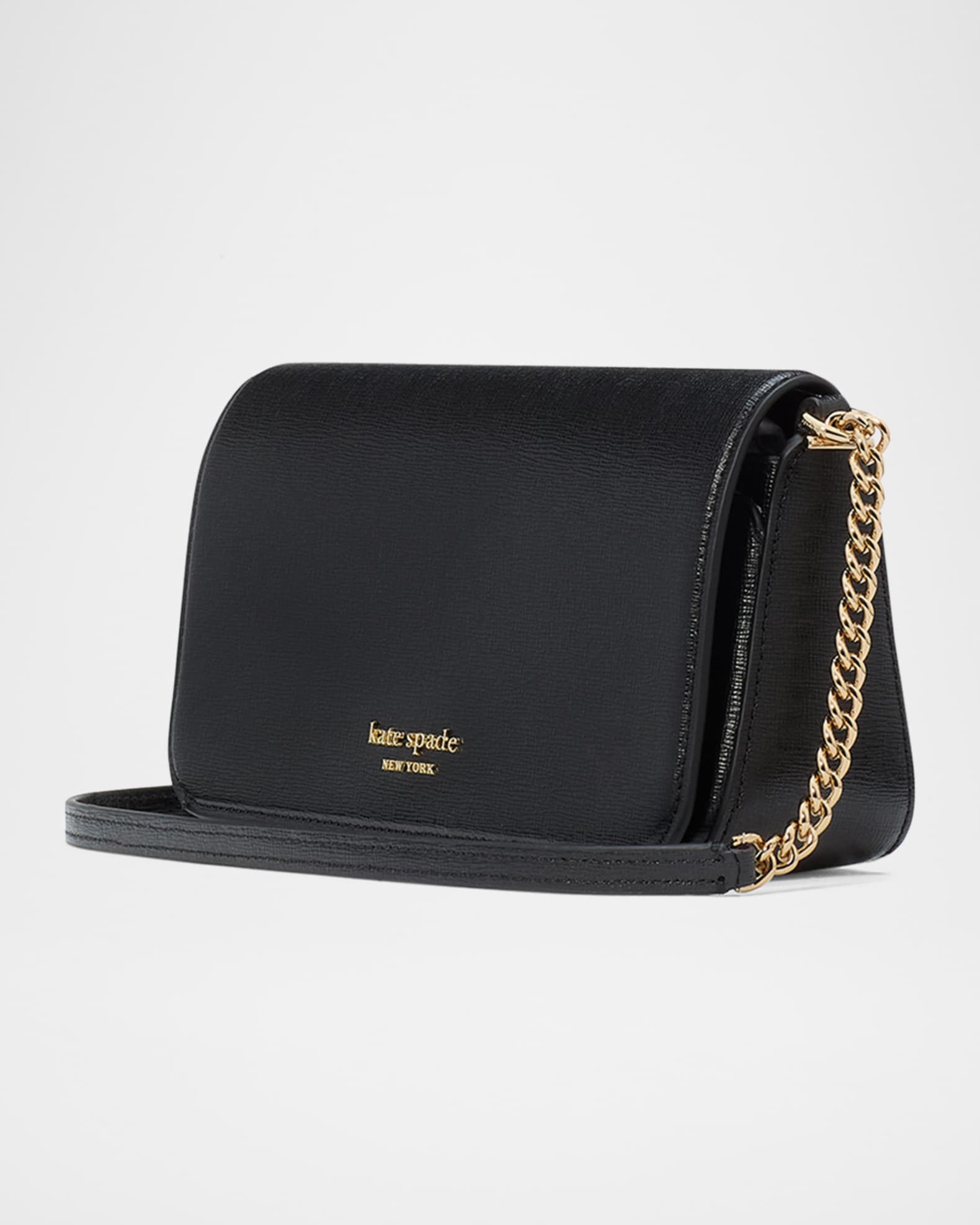 kate spade new york devin flap leather crossbody bag Neiman Marcus