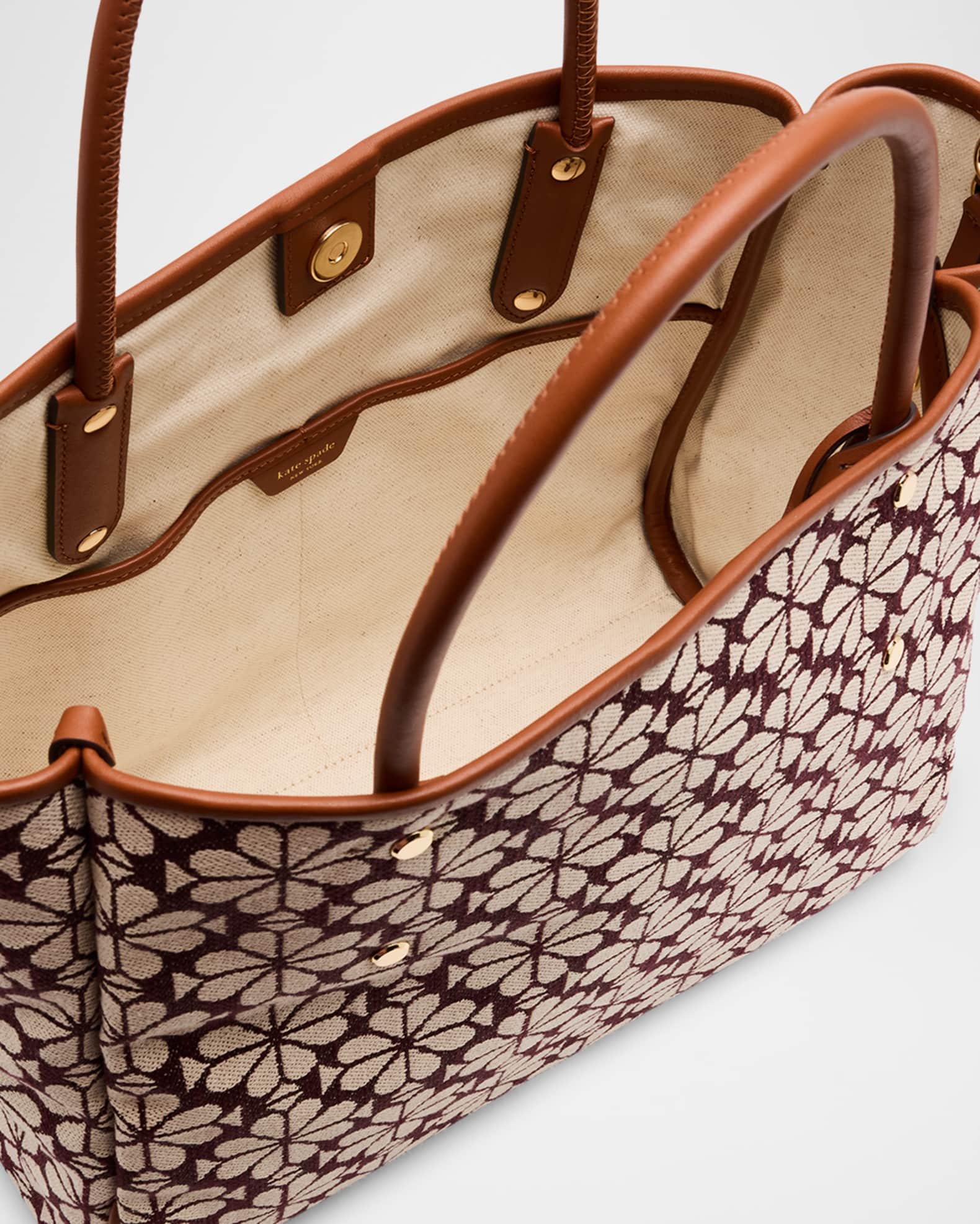 kate spade new york spade flower jacquard tote bag | Neiman