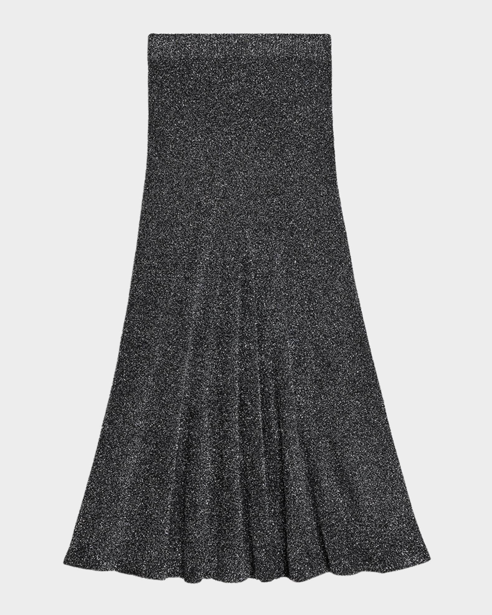 Sparkly Lurex Maxi Skirt 0