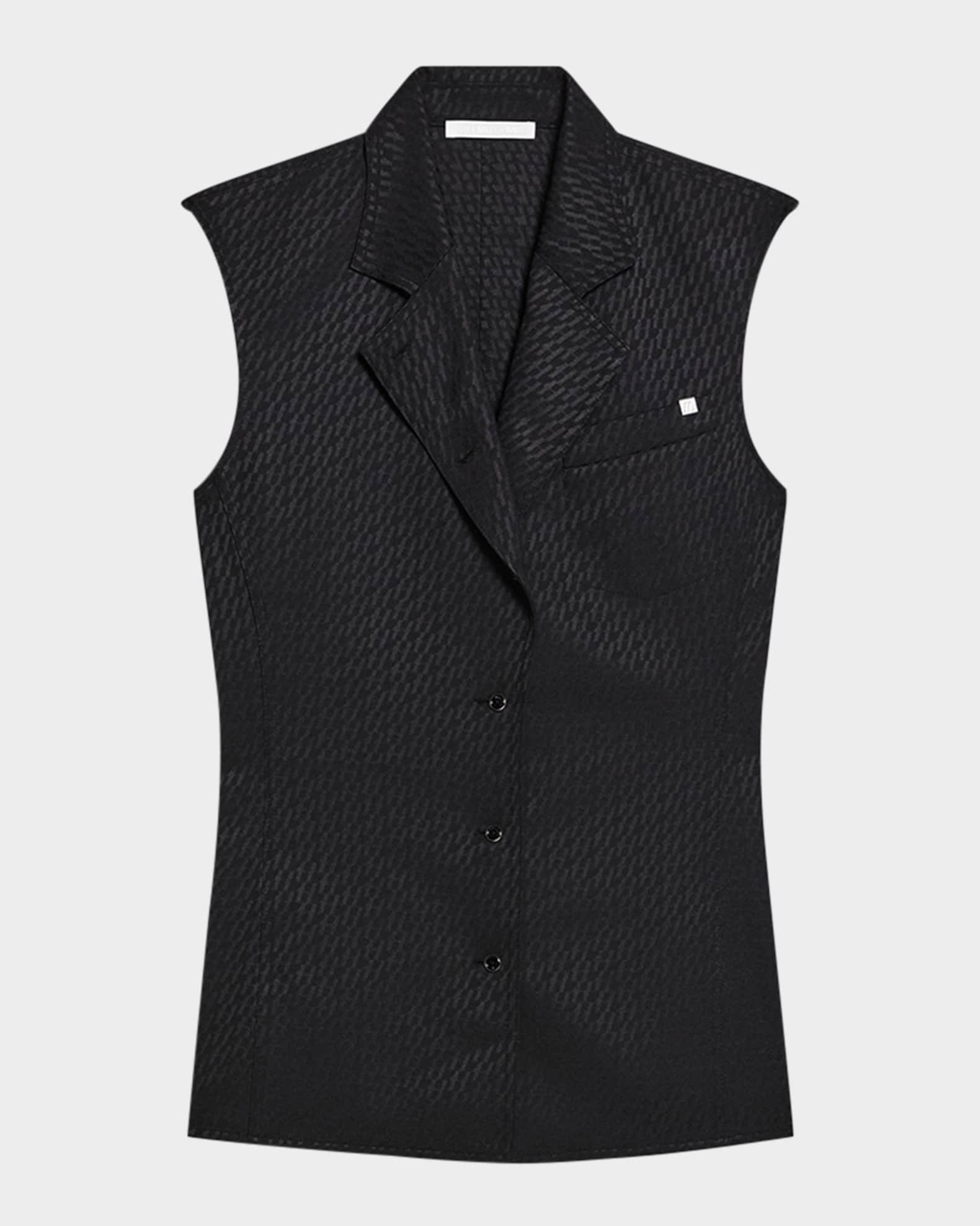 Modest Logo Jacquard Vest 0